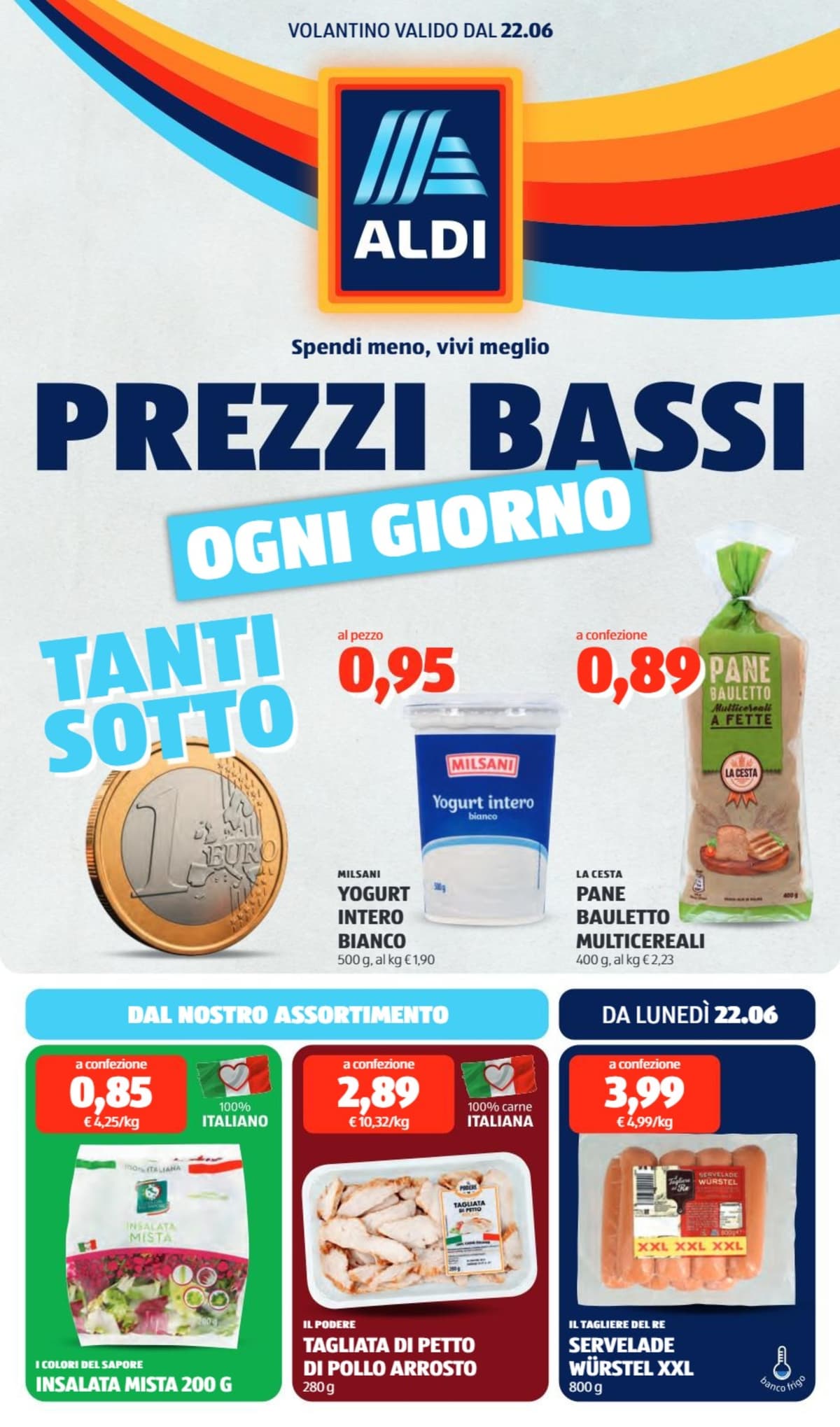 Volantino ALDI del 22/06/2026 - Offerte della settimana