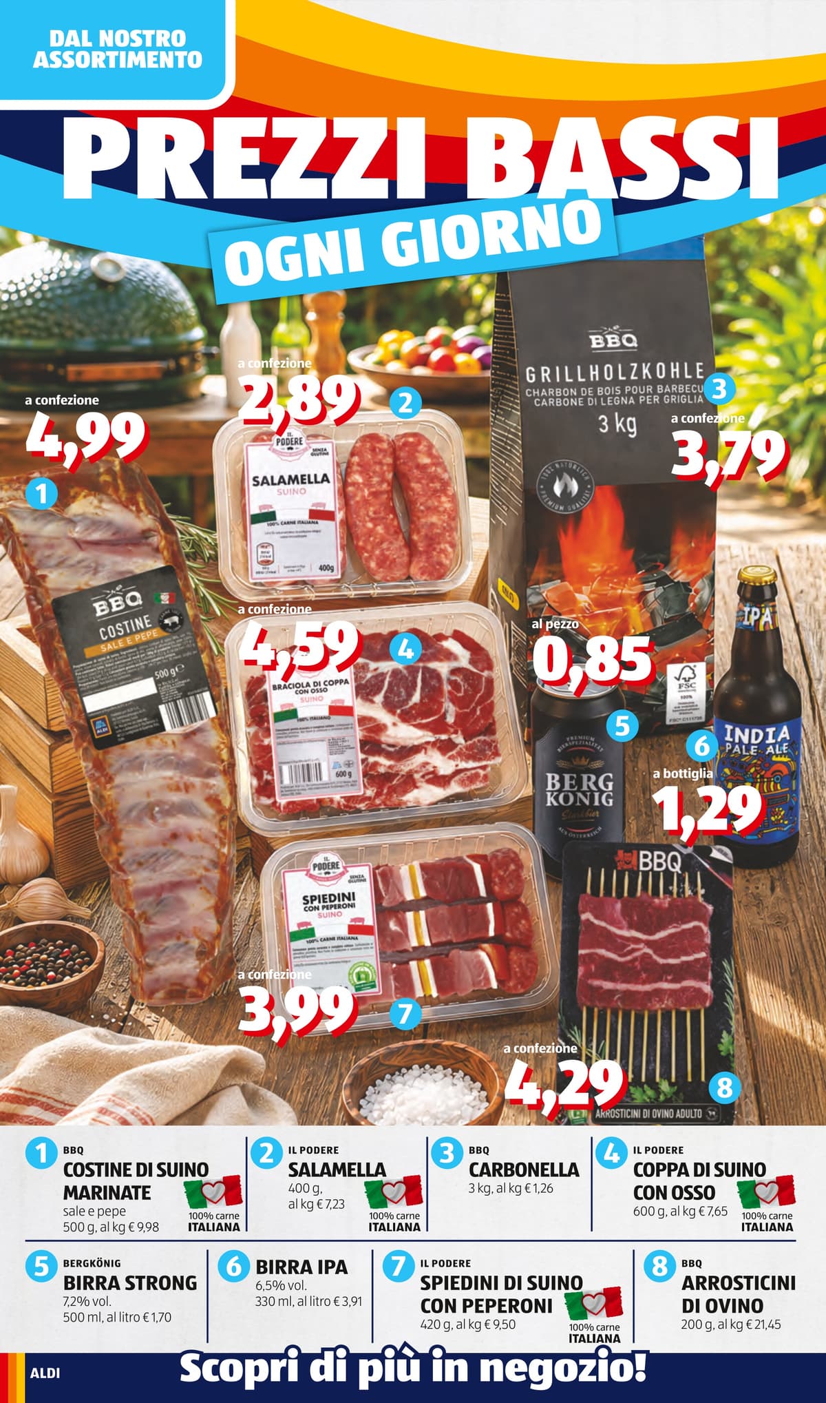 Pagina 4. del volantino ALDI - Prezzi Bassi