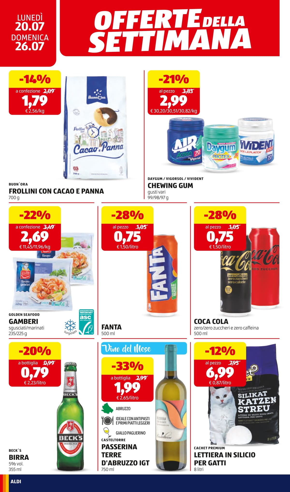 Pagina 20. del volantino ALDI - Prezzi Bassi dal 14/07/2026