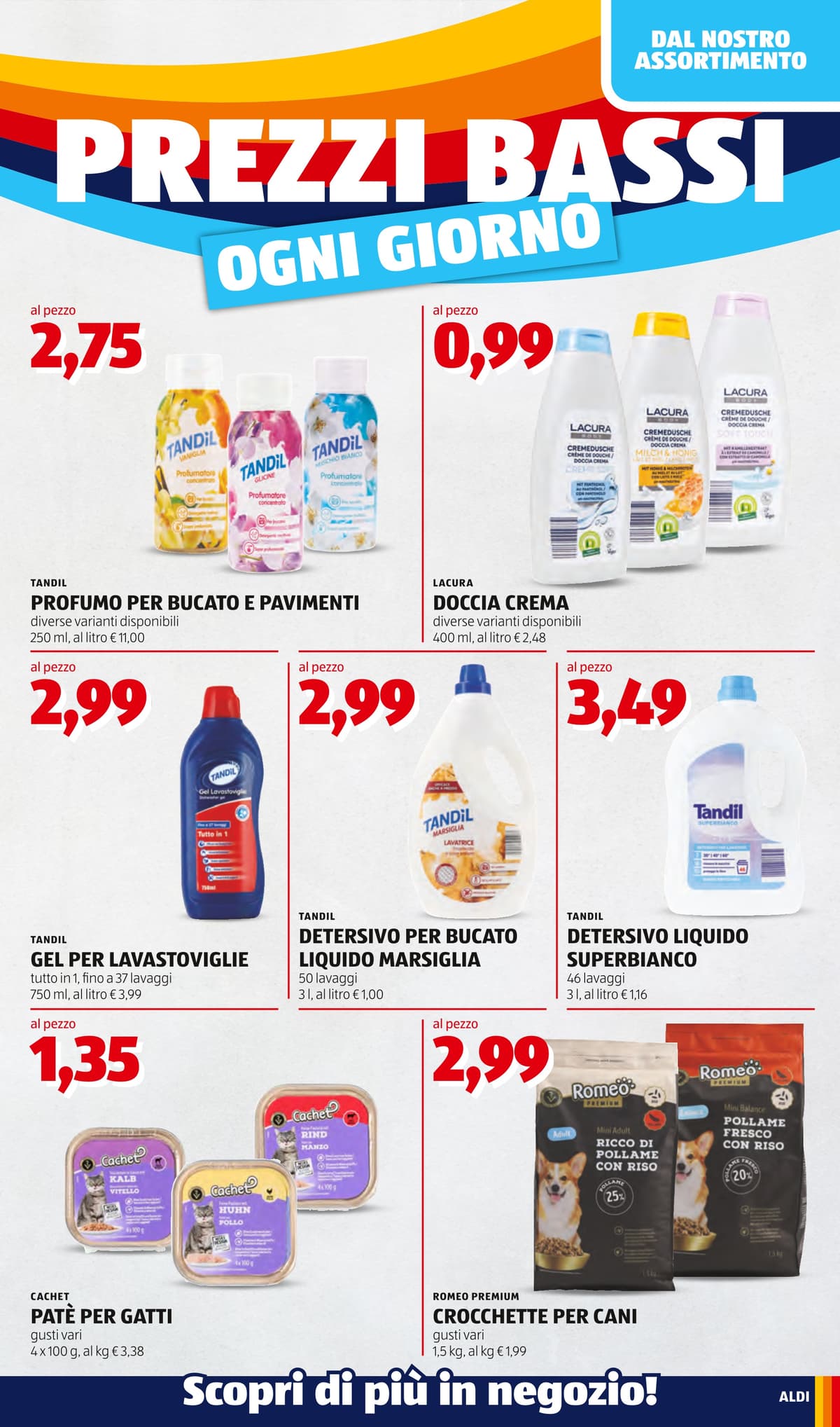 Pagina 7. del volantino ALDI - Prezzi Bassi