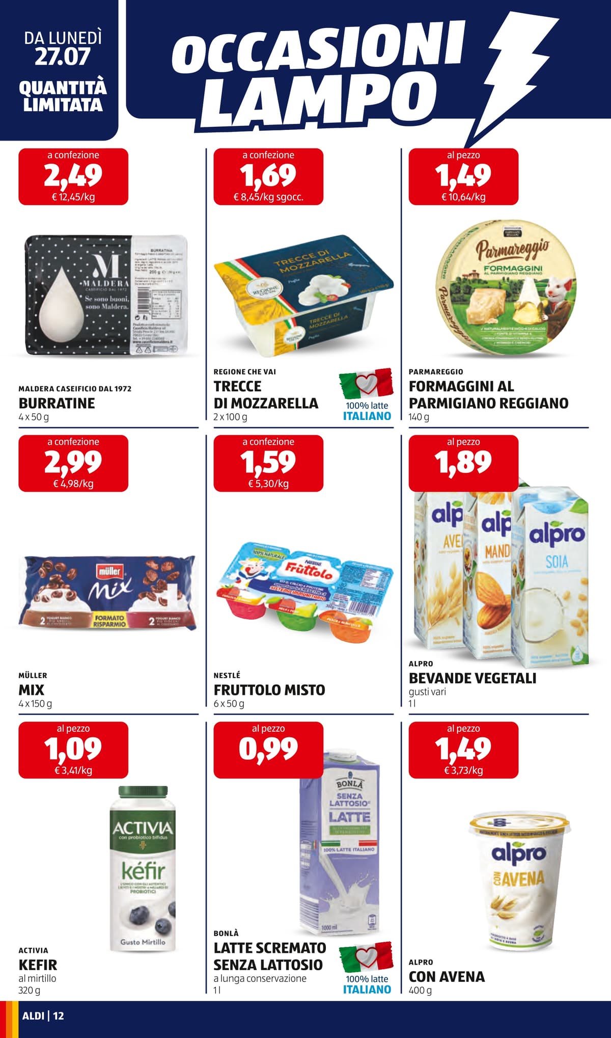 Pagina 12. del volantino ALDI - Prezzi Bassi