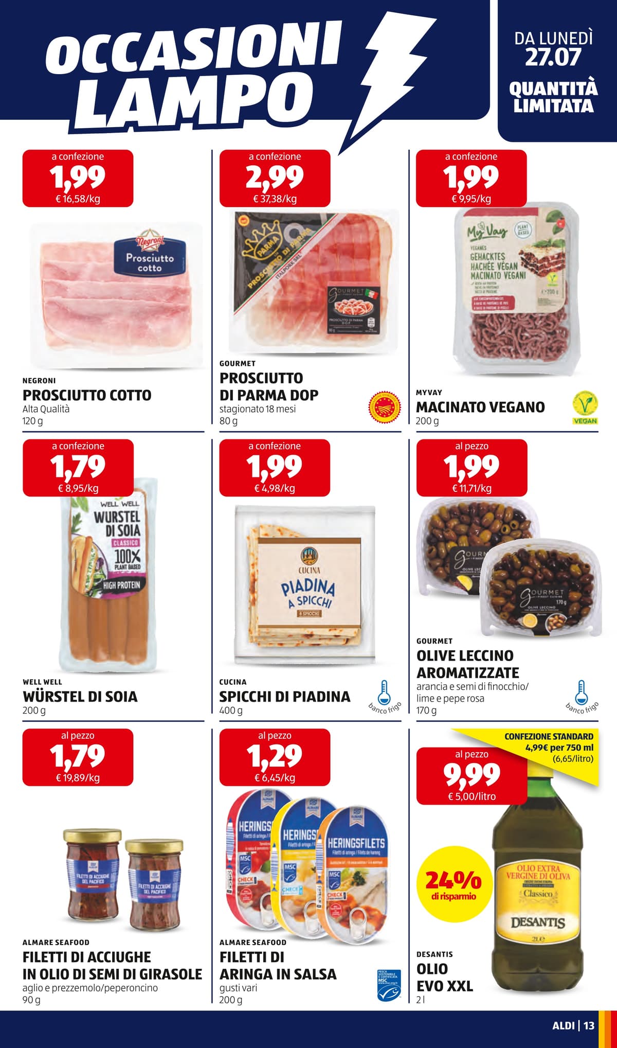 Pagina 13. del volantino ALDI - Prezzi Bassi dal 28/07/2026