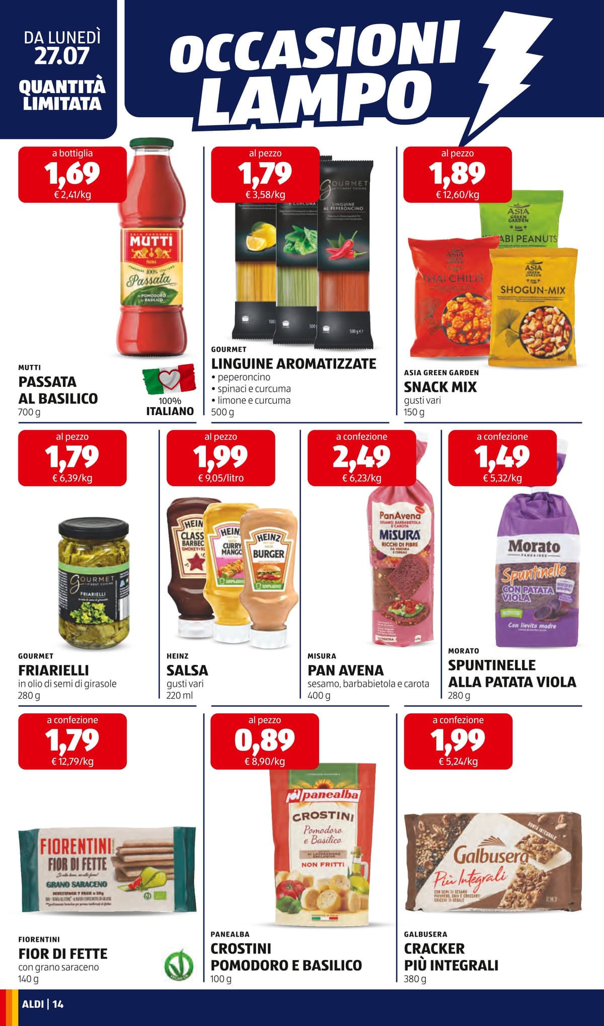 Pagina 14. del volantino ALDI - Prezzi Bassi