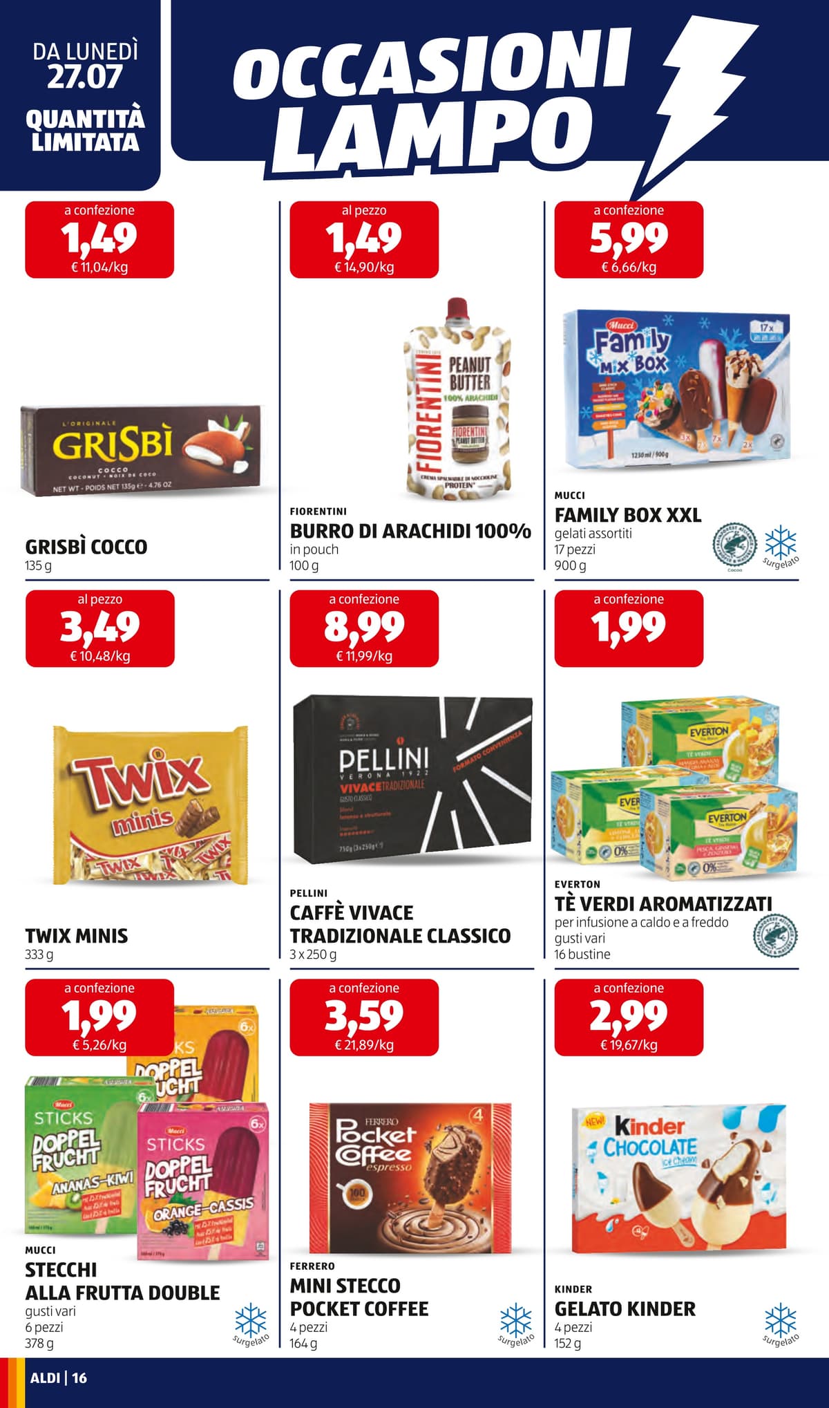 Pagina 16. del volantino ALDI - Prezzi Bassi