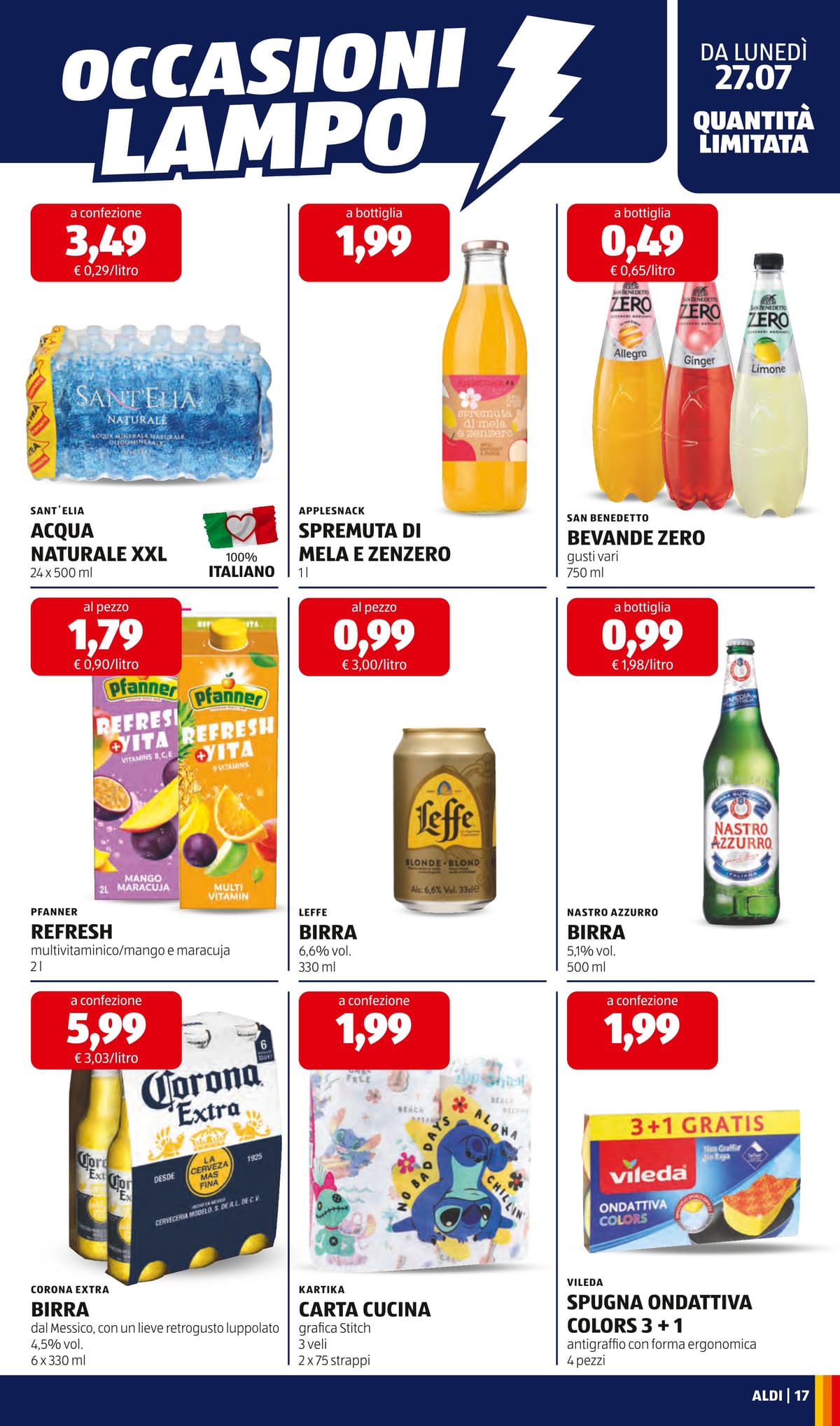 Pagina 17. del volantino ALDI - Prezzi Bassi dal 28/07/2026