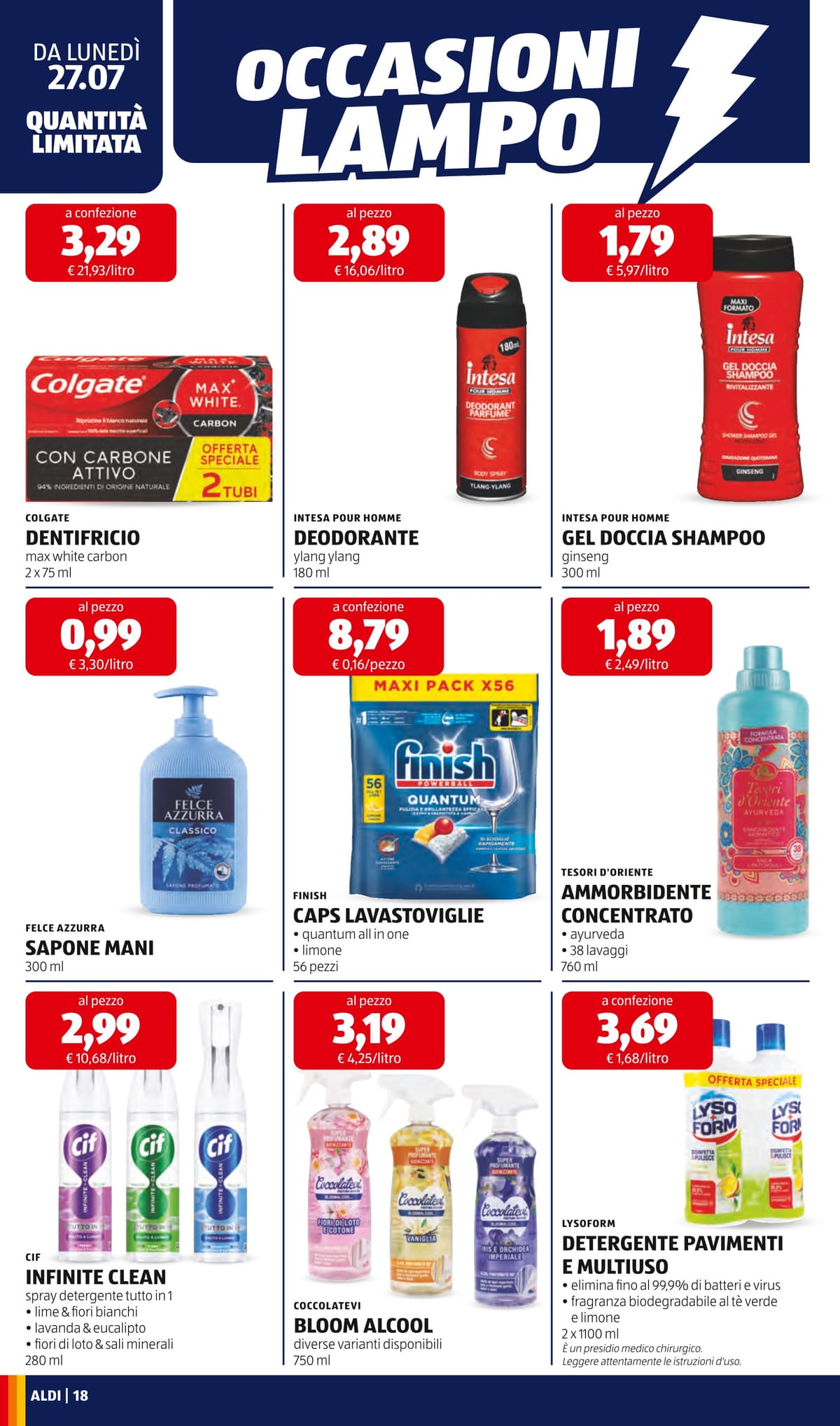Pagina 18. del volantino ALDI - Prezzi Bassi