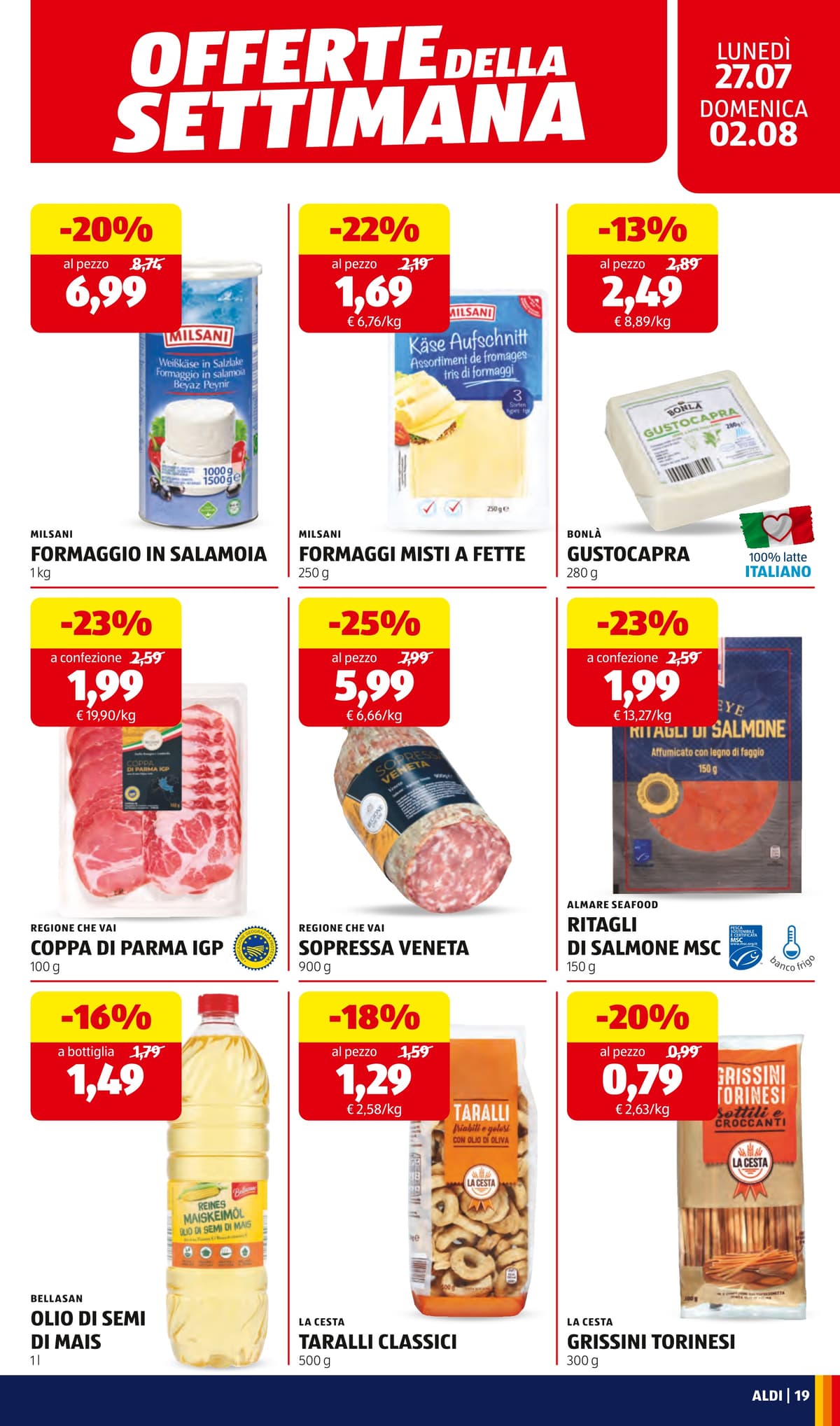 Pagina 19. del volantino ALDI - Prezzi Bassi dal 28/07/2026