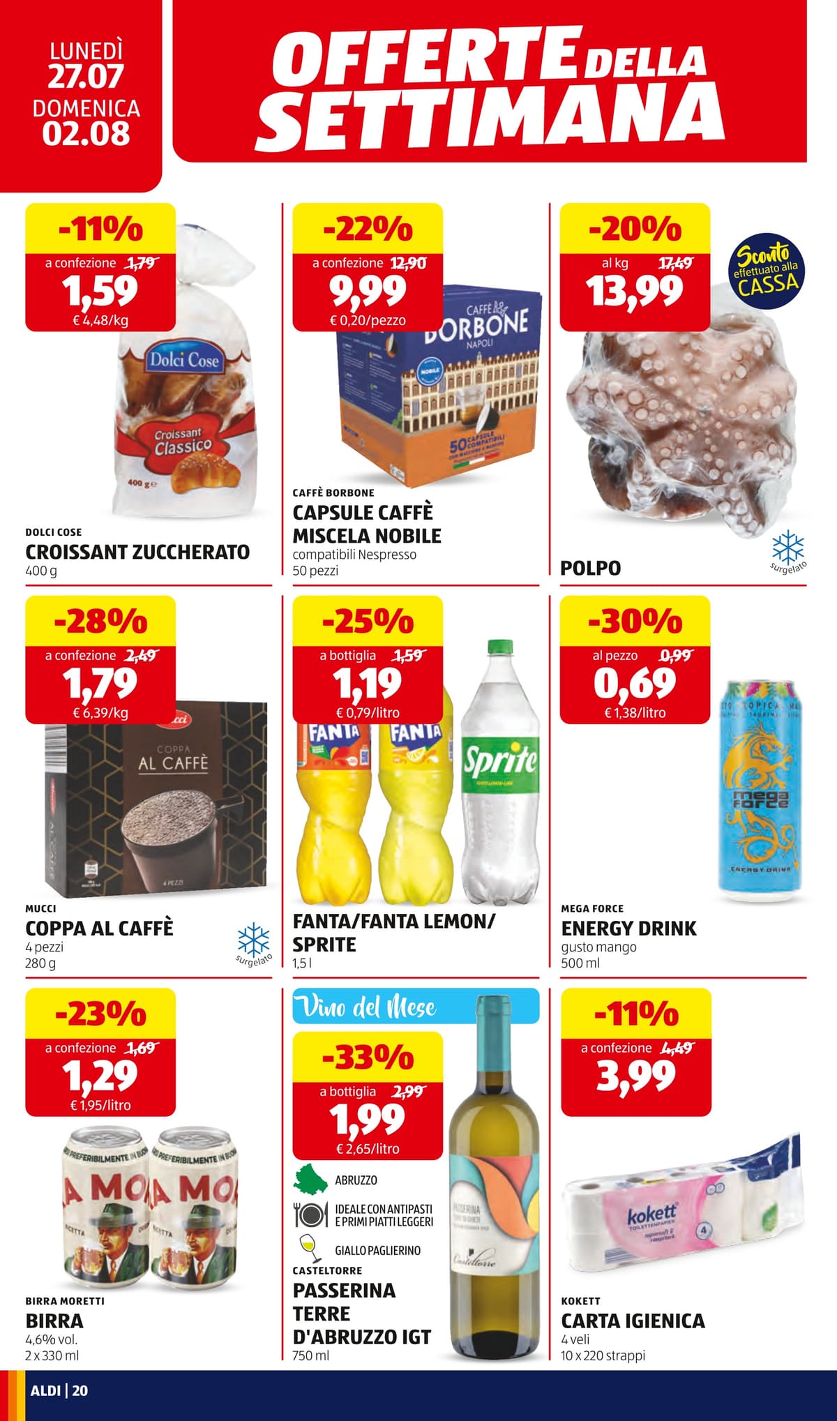 Pagina 20. del volantino ALDI - Prezzi Bassi