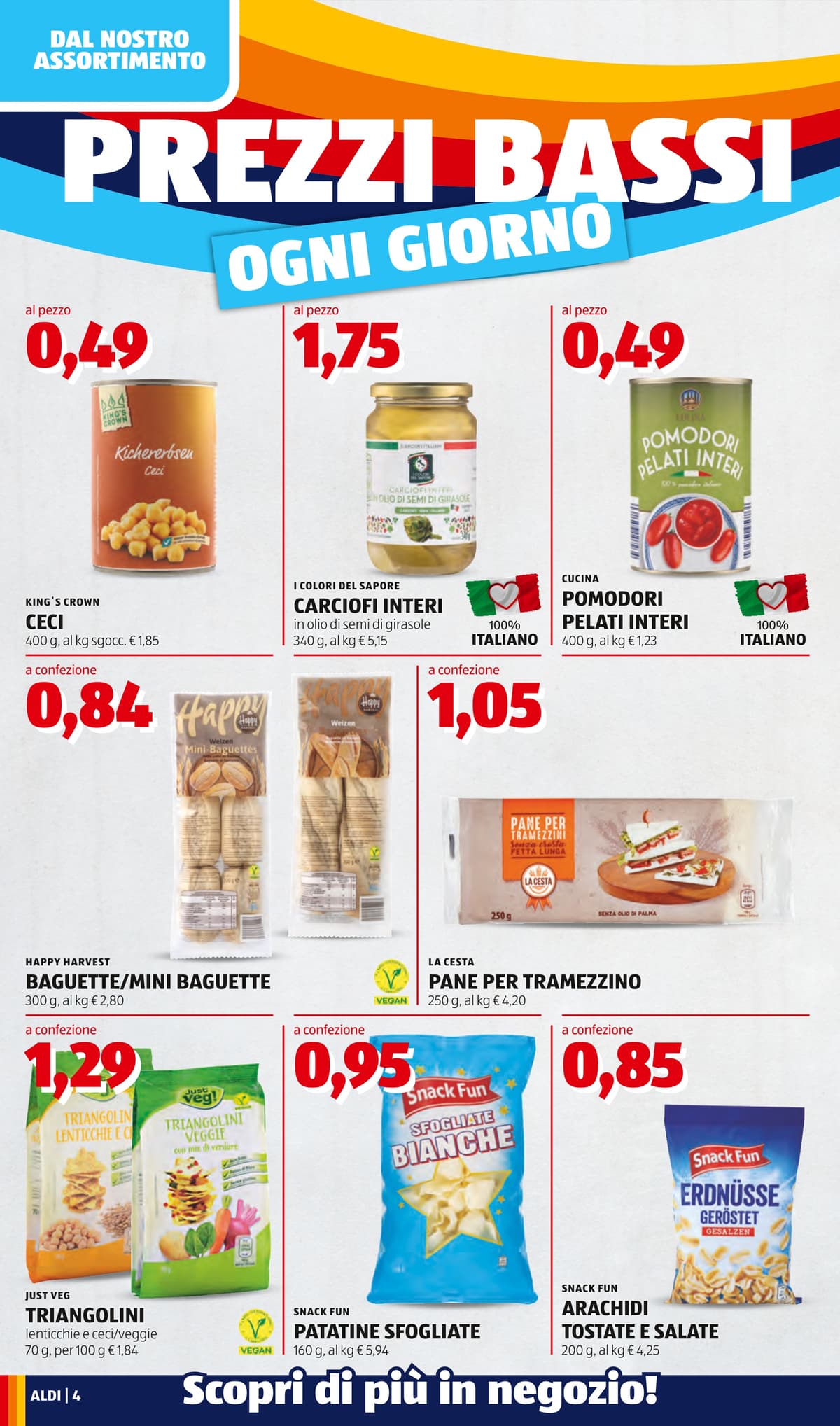 Pagina 4. del volantino ALDI - Prezzi Bassi dal 28/07/2026