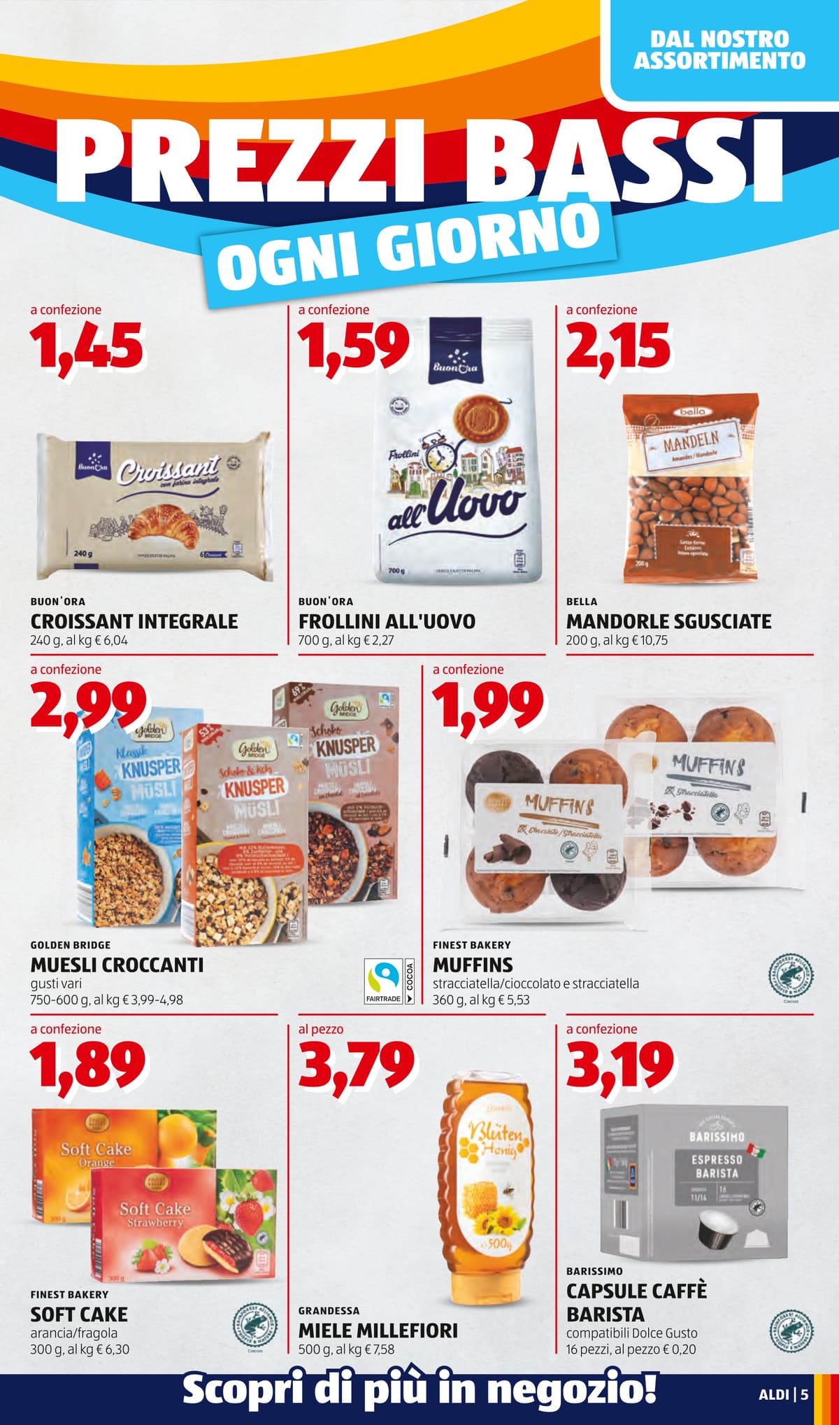 Pagina 5. del volantino ALDI - Prezzi Bassi