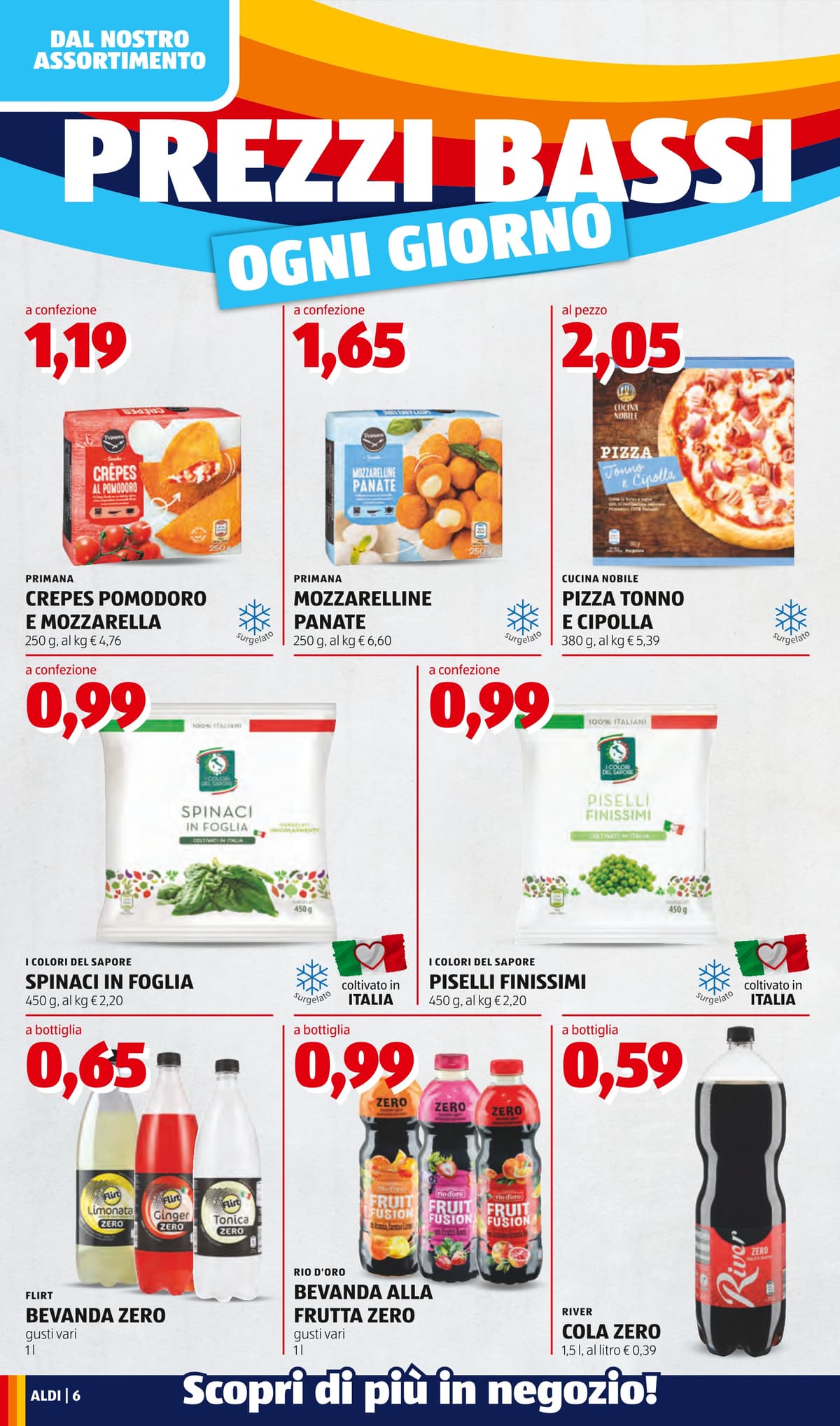 Pagina 6. del volantino ALDI - Prezzi Bassi