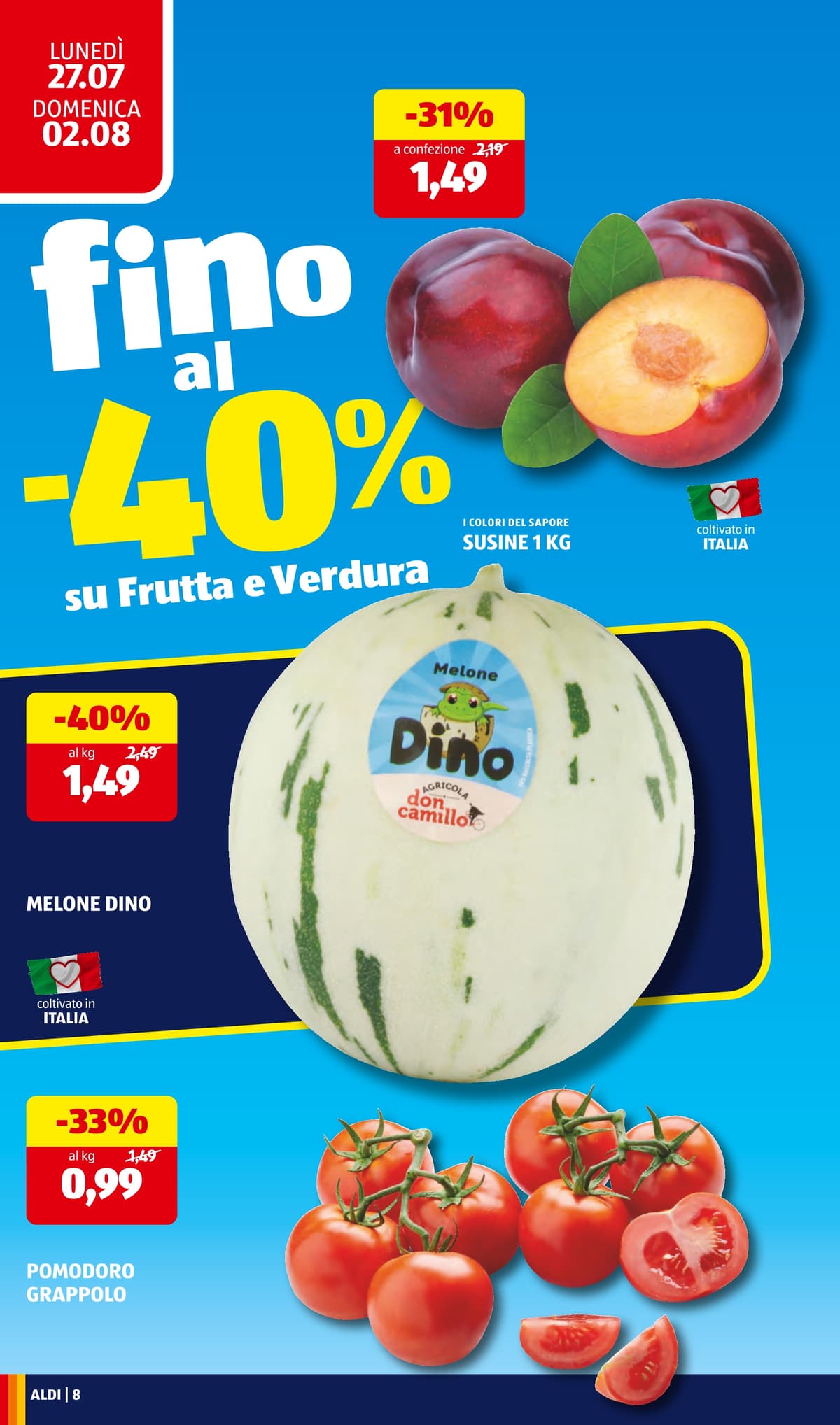Pagina 8. del volantino ALDI - Prezzi Bassi