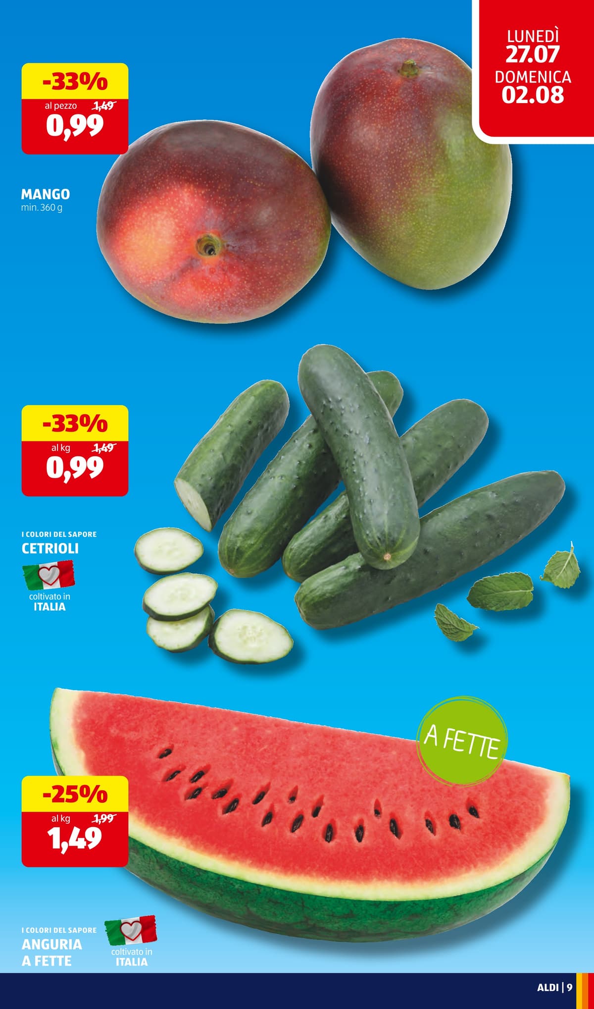 Pagina 9. del volantino ALDI - Prezzi Bassi dal 28/07/2026