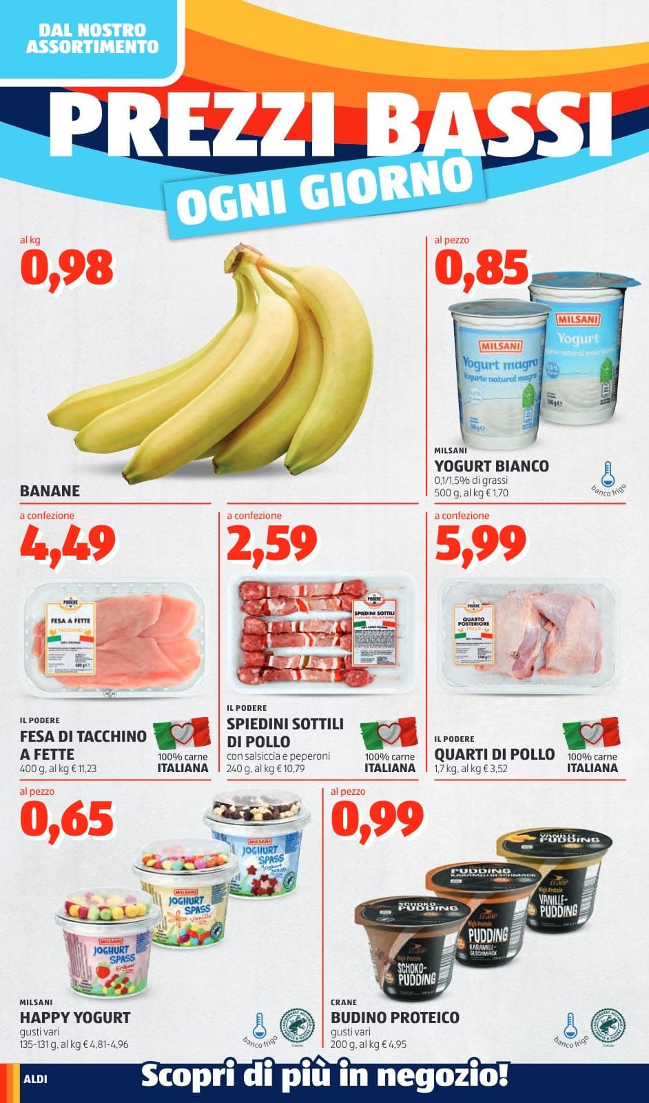 Pagina 2. del volantino ALDI - Prezzi Bassi