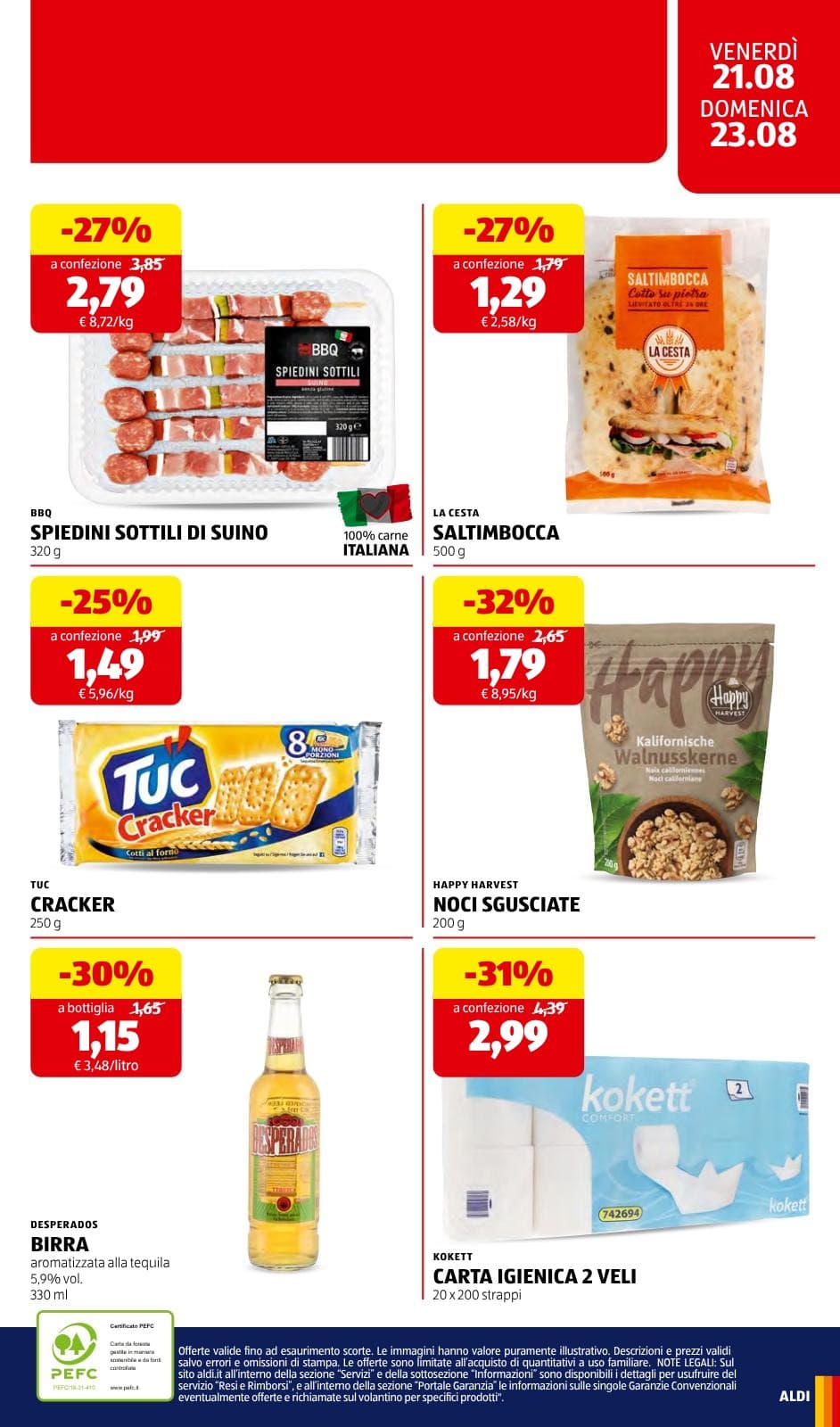 Pagina 23. del volantino ALDI - Prezzi Bassi dal 23/08/2026