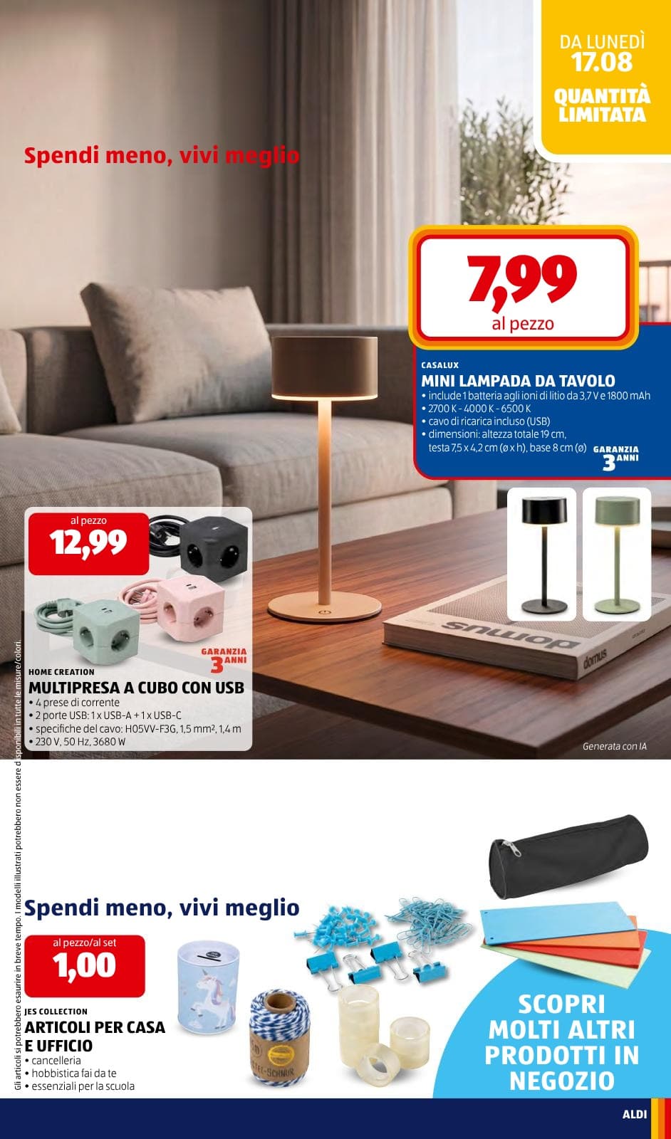 Pagina 25. del volantino ALDI - Prezzi Bassi dal 23/08/2026