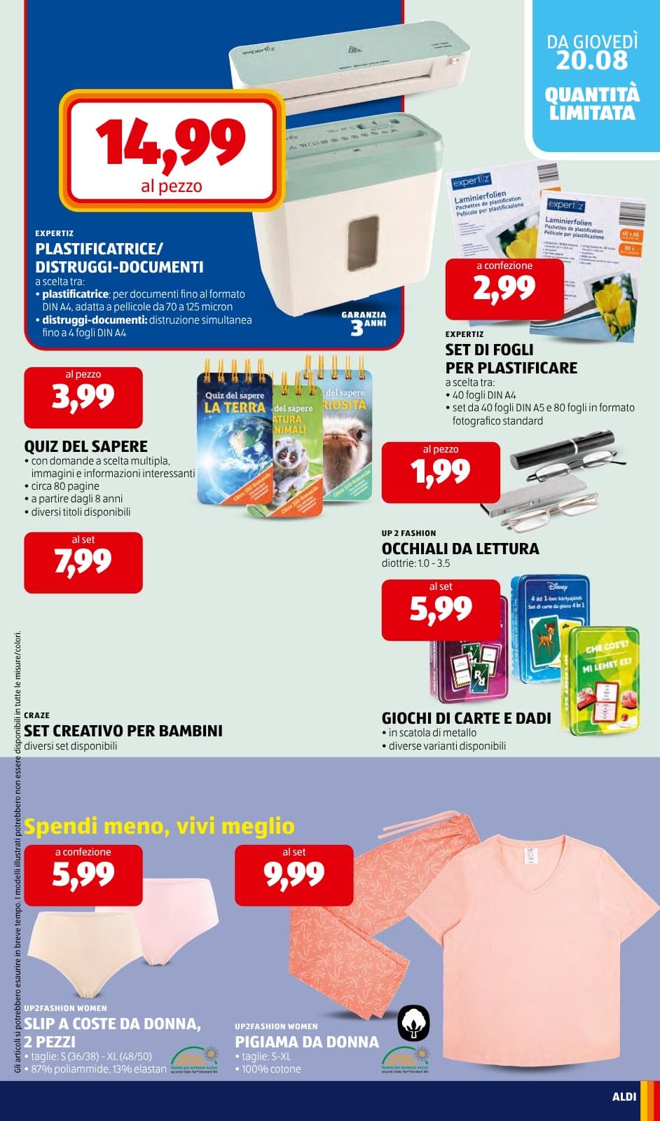 Pagina 33. del volantino ALDI - Prezzi Bassi dal 23/08/2026