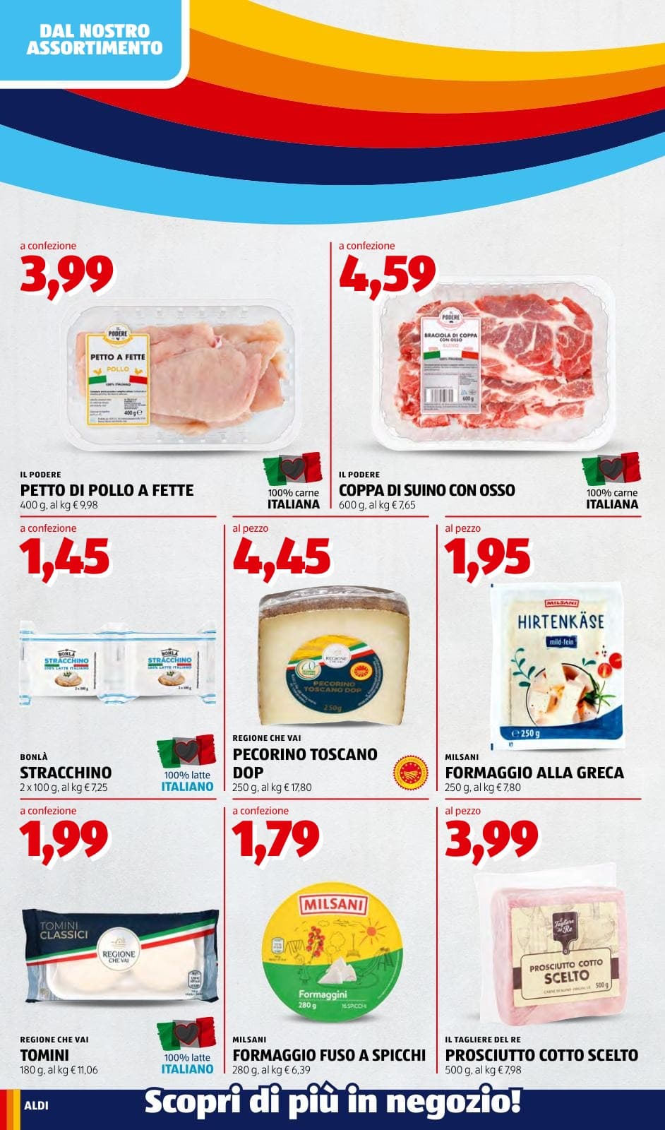 Pagina 4. del volantino ALDI - Prezzi Bassi