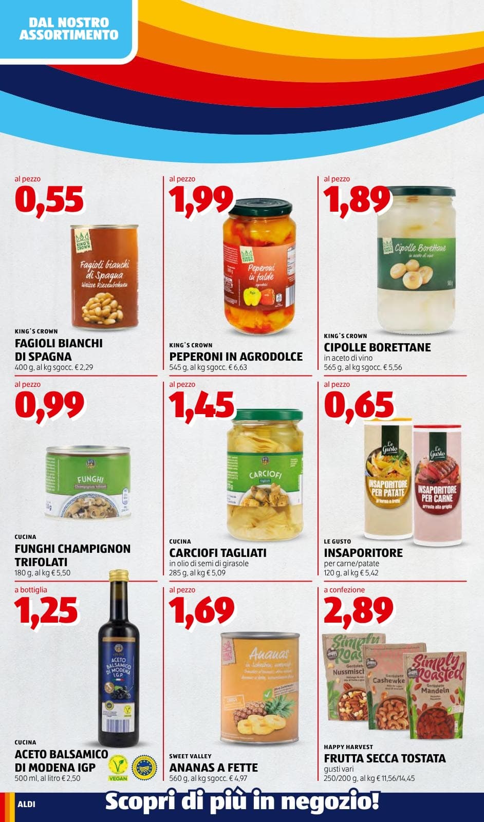Pagina 6. del volantino ALDI - Prezzi Bassi dal 23/08/2026