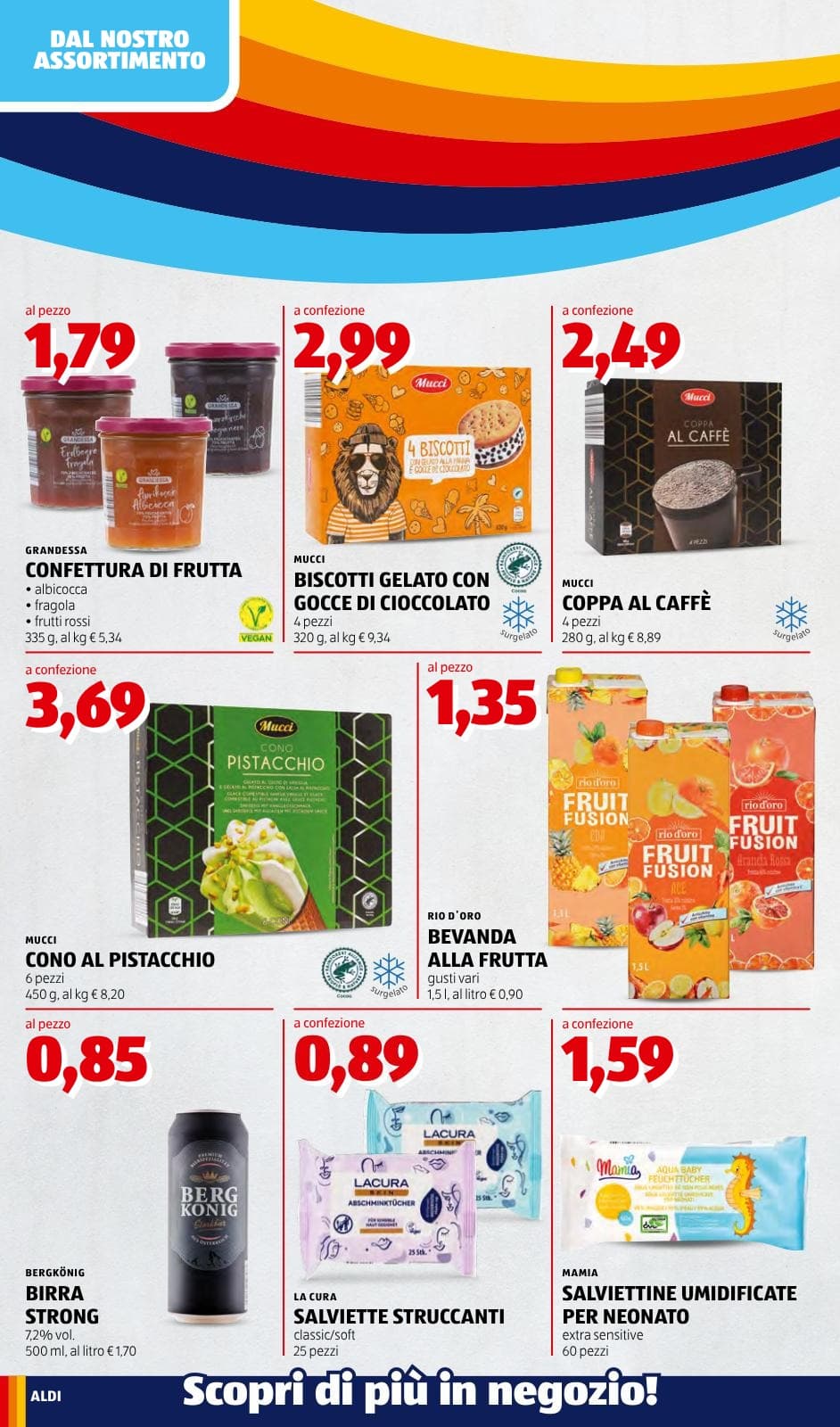 Pagina 8. del volantino ALDI - Prezzi Bassi