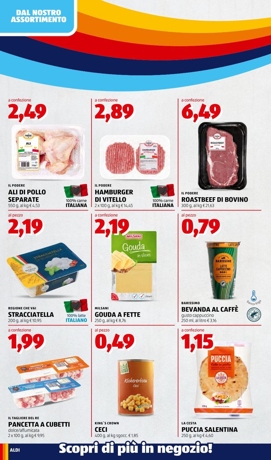 Pagina 6. del volantino ALDI - Prezzi Bassi