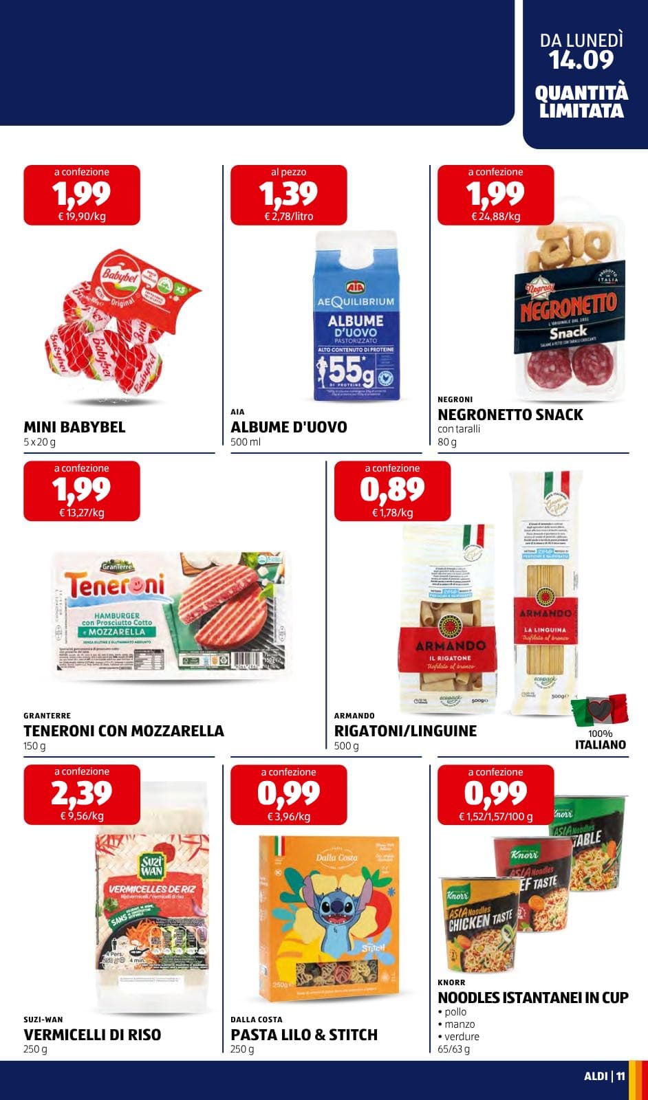 Pagina 13. del volantino ALDI - Prezzi Bassi
