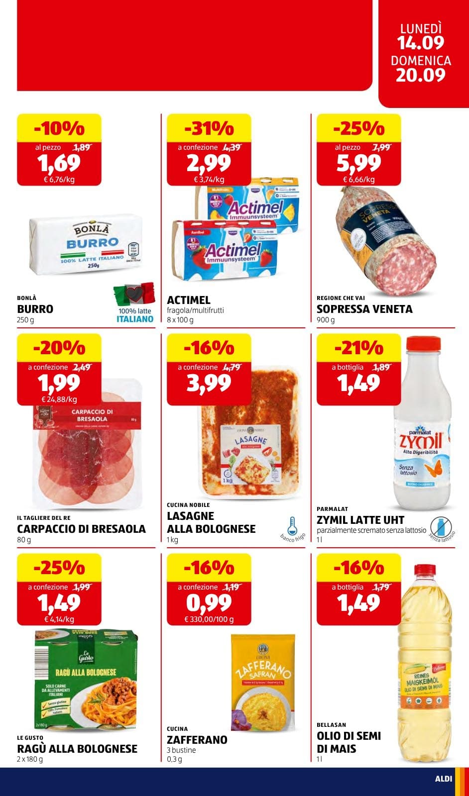 Pagina 21. del volantino ALDI - Prezzi Bassi