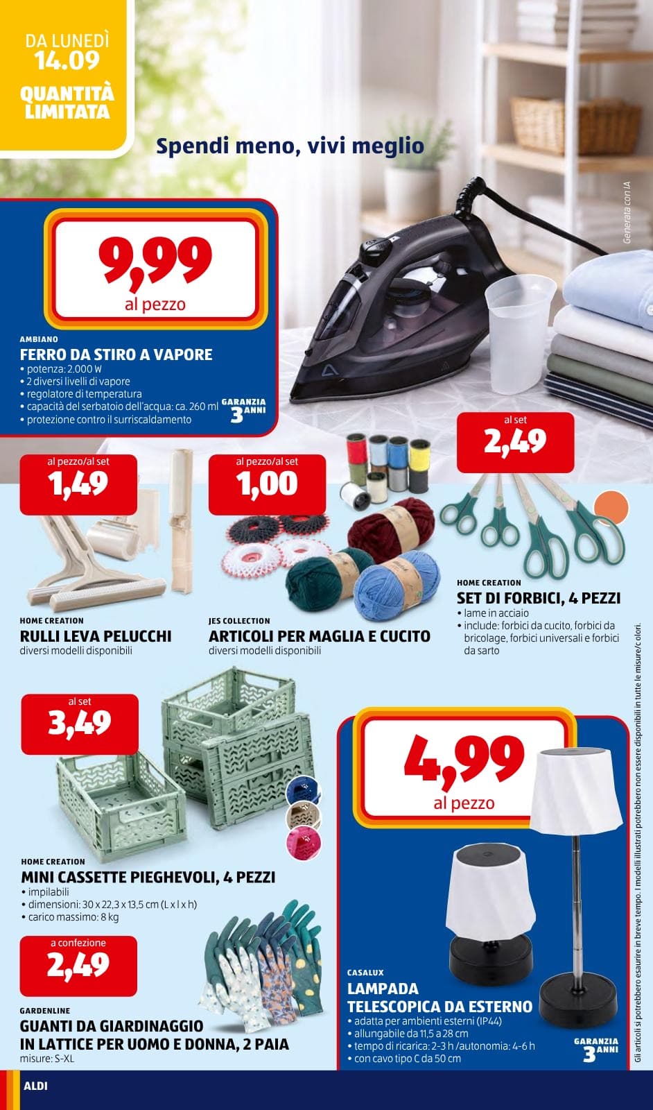 Pagina 28. del volantino ALDI - Prezzi Bassi