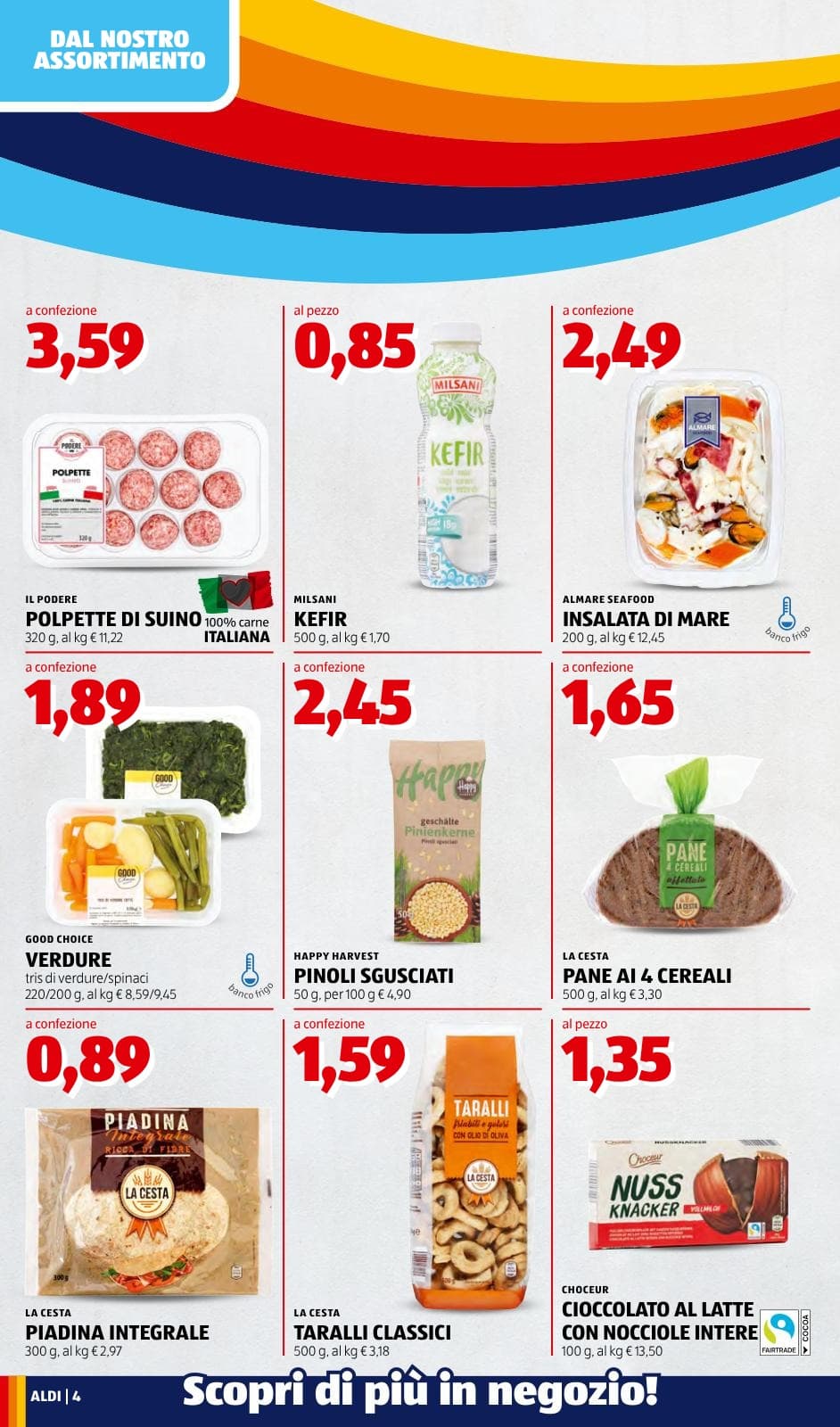 Pagina 6. del volantino ALDI - Prezzi Bassi