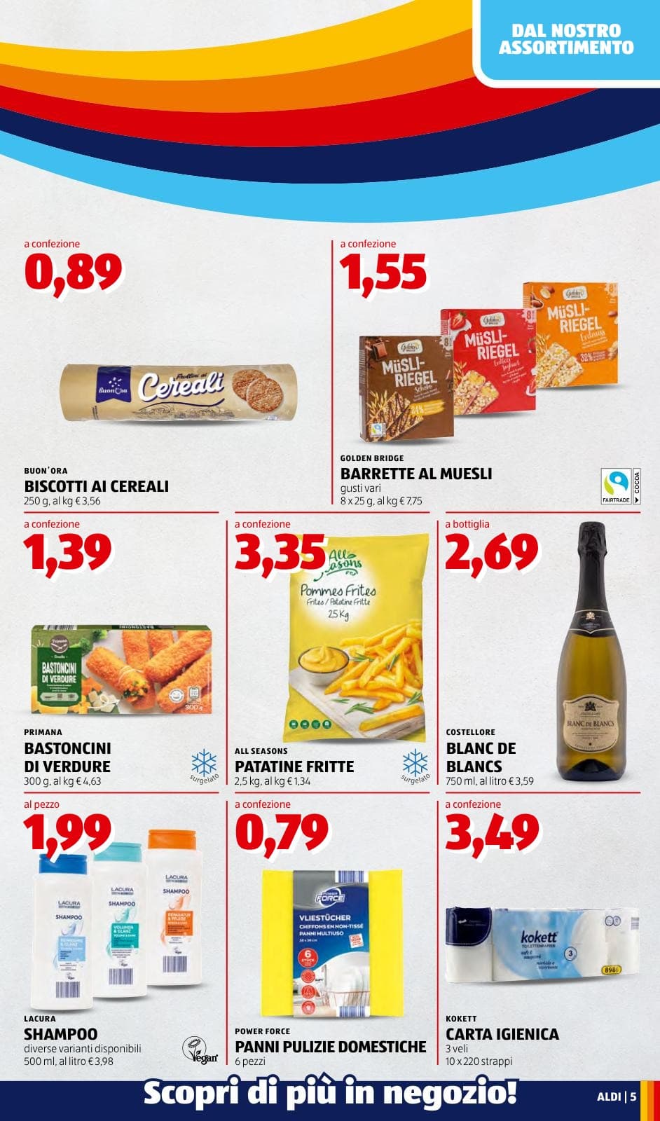 Pagina 7. del volantino ALDI - Prezzi Bassi