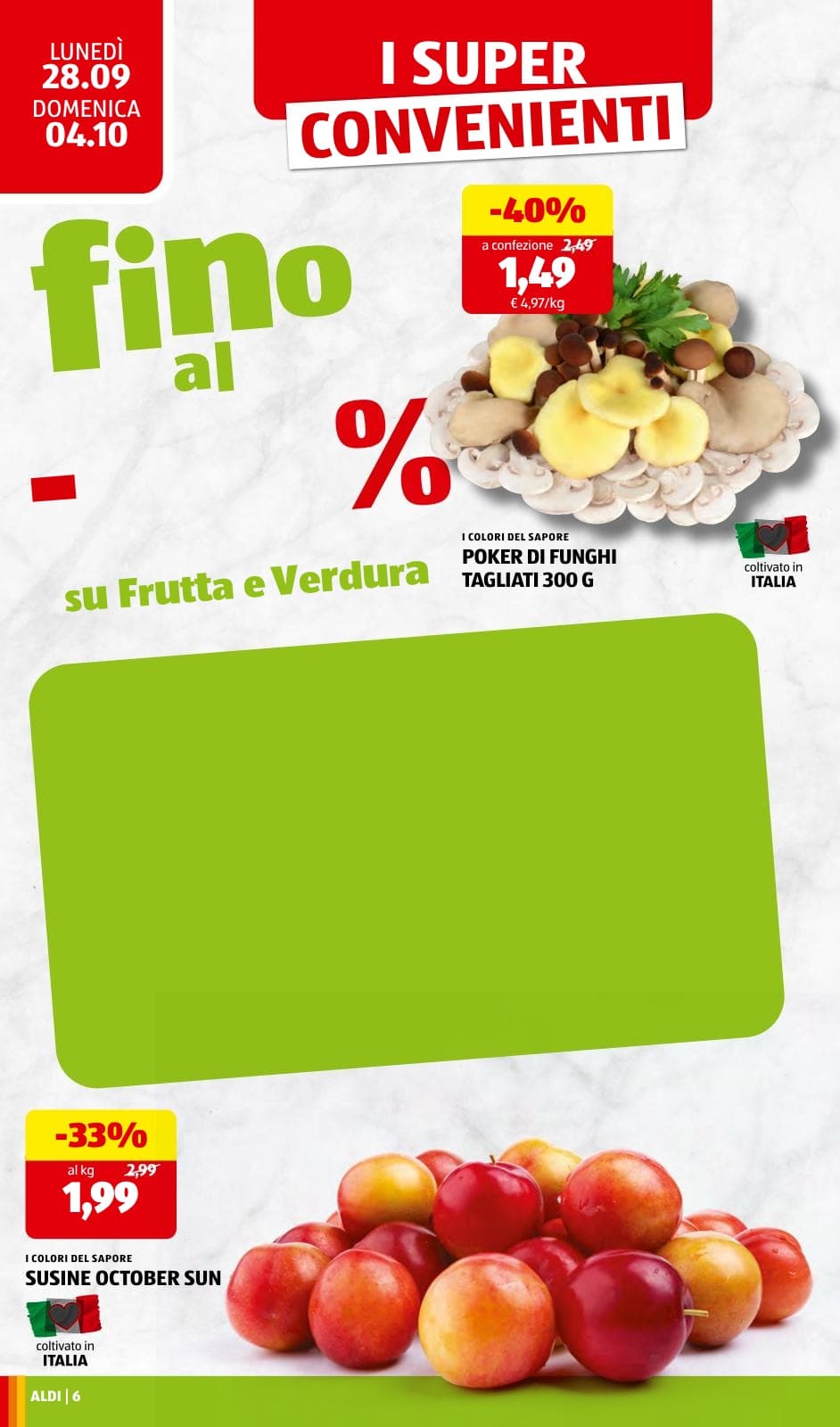 Pagina 8. del volantino ALDI - Prezzi Bassi