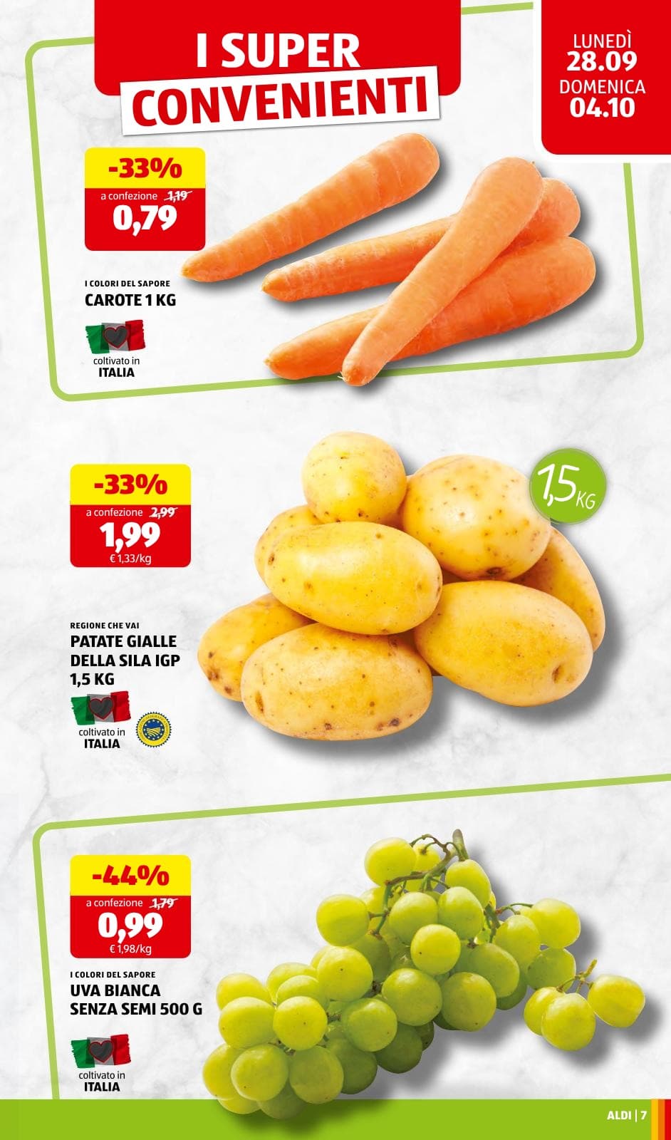 Pagina 9. del volantino ALDI - Prezzi Bassi
