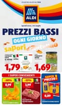 Copertina del volantino ALDI Prezzi Bassi