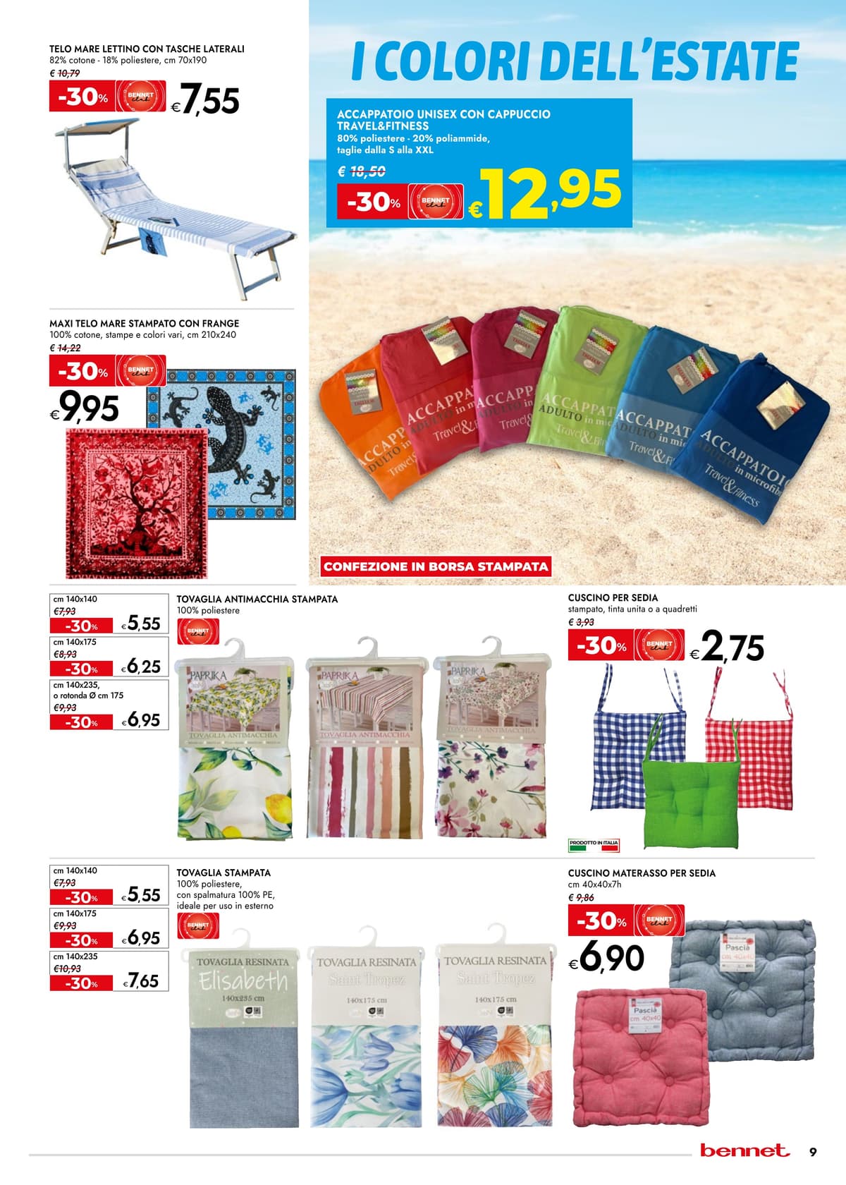 Pagina 9. del volantino Bennet - L'estate Ti Aspetta dal 13/06/2026