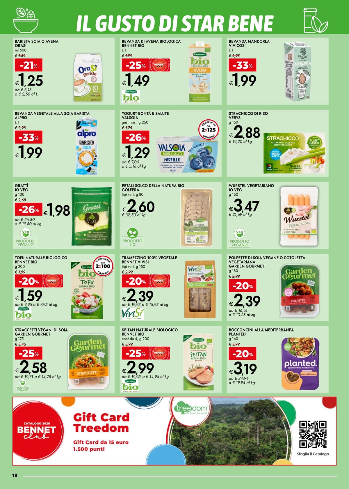 Pagina 18. del volantino Bennet - SCONTI 30% 40% 50%