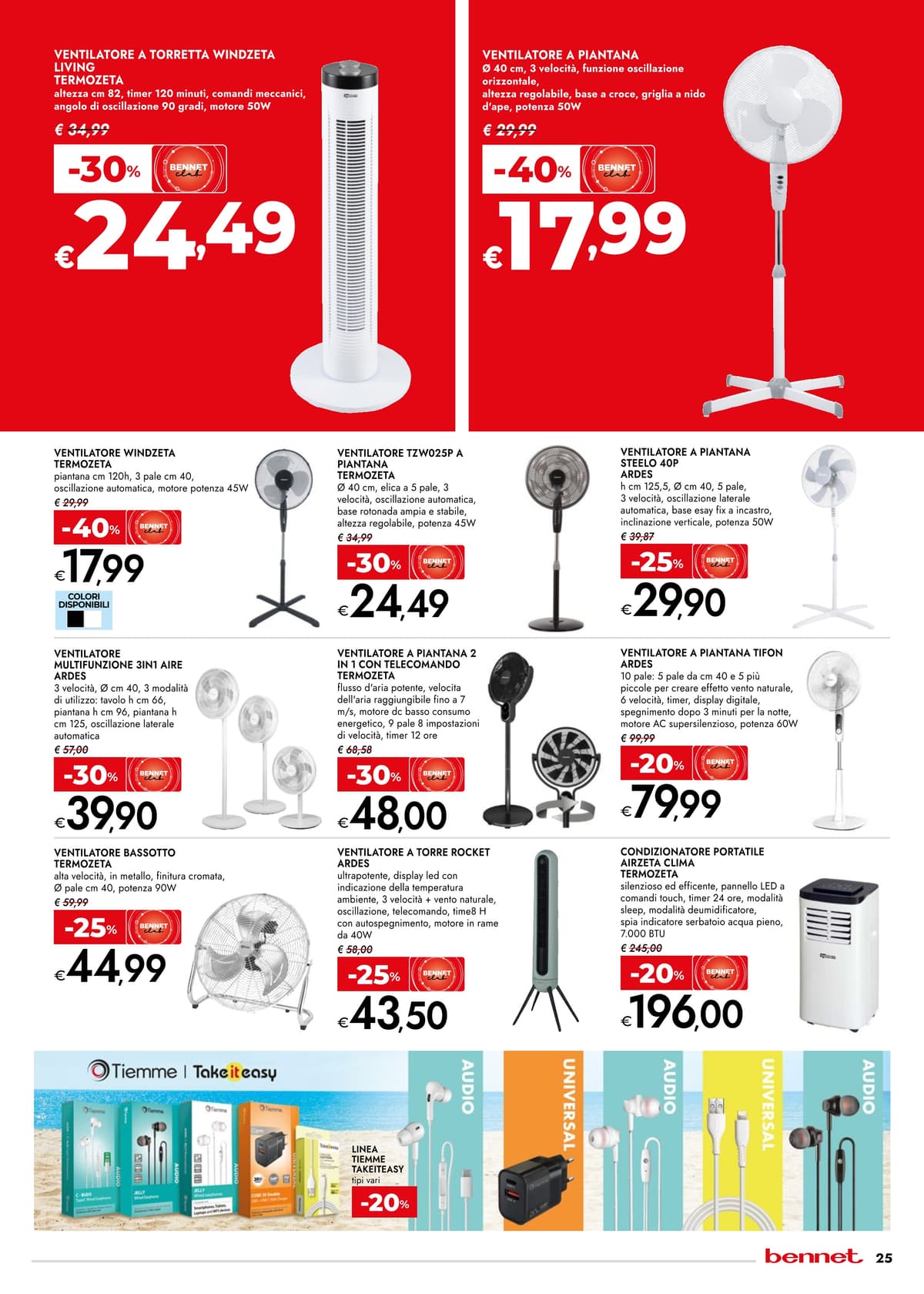 Pagina 25. del volantino Bennet - SCONTI 30% 40% 50%