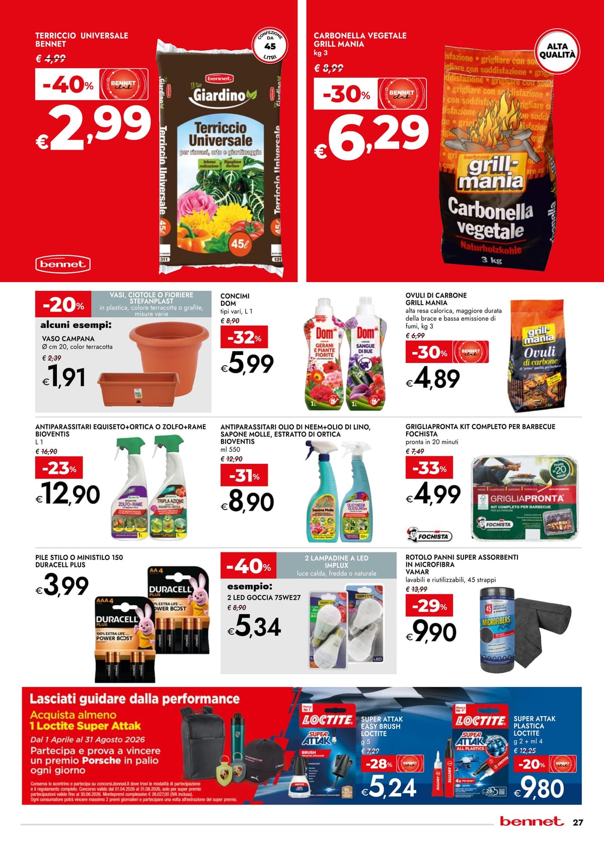 Pagina 27. del volantino Bennet - SCONTI 30% 40% 50%