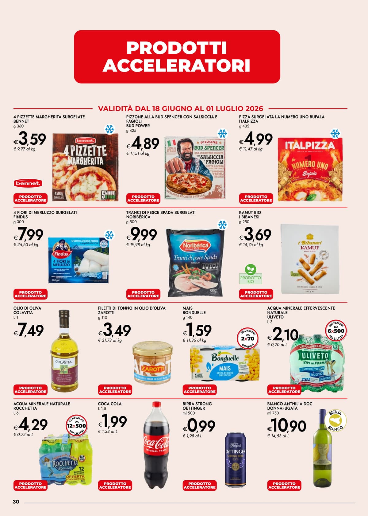 Pagina 30. del volantino Bennet - SCONTI 30% 40% 50%