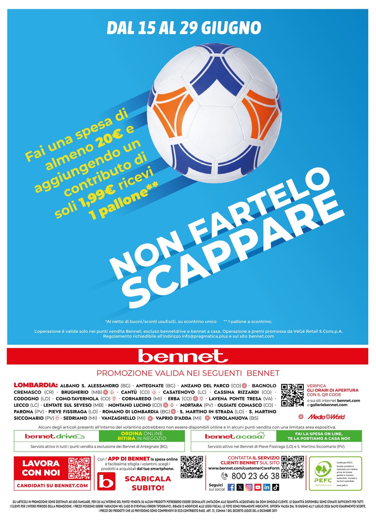 Pagina 36. del volantino Bennet - SCONTI 30% 40% 50% dal 23/06/2026