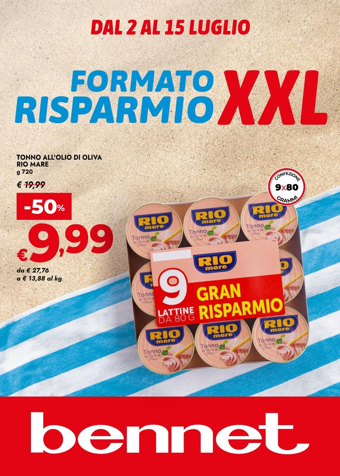 Pagina 1. del volantino Bennet - Formato Risparmio Xxl dal 14/07/2026