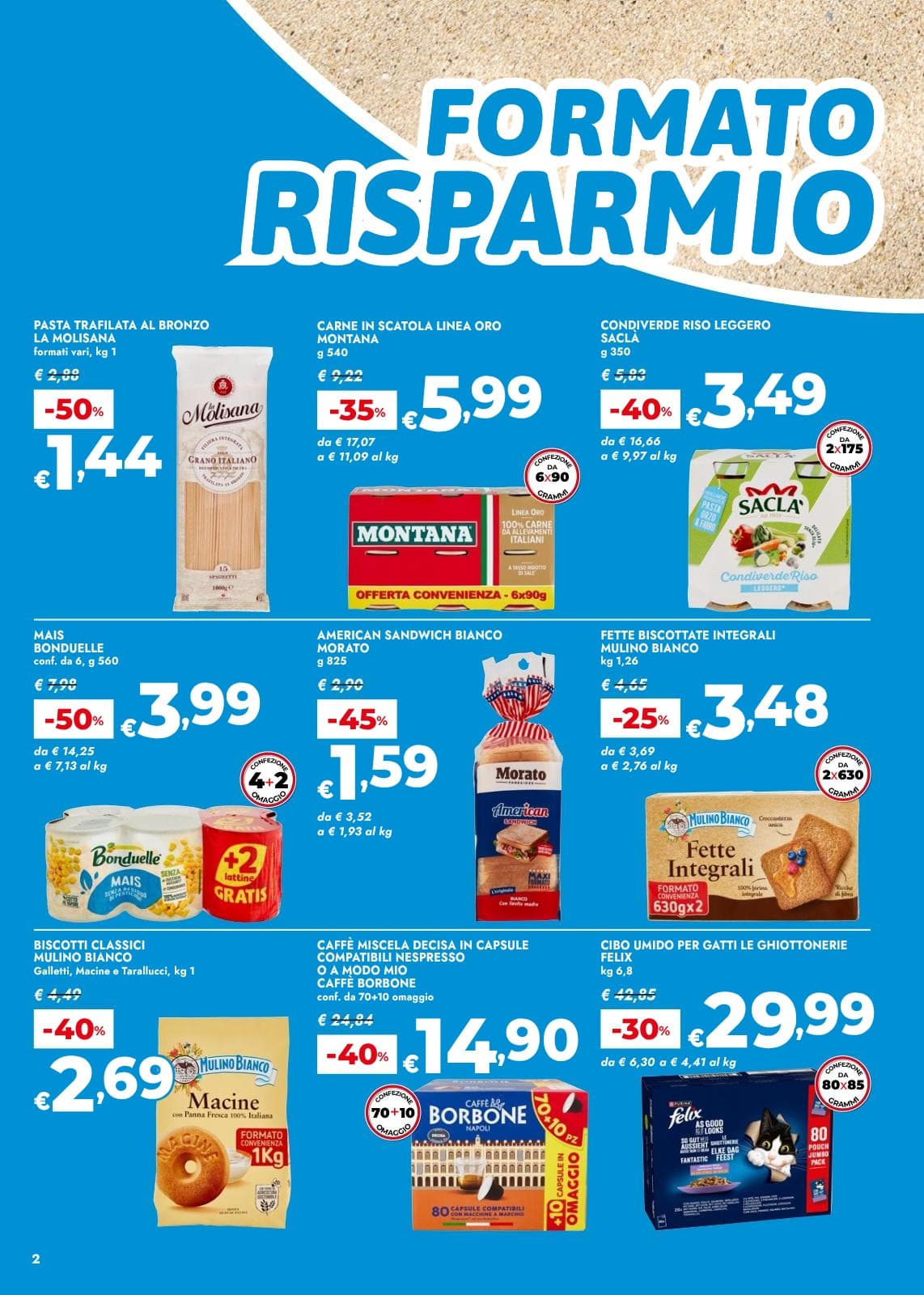 Pagina 2. del volantino Bennet - Formato Risparmio Xxl