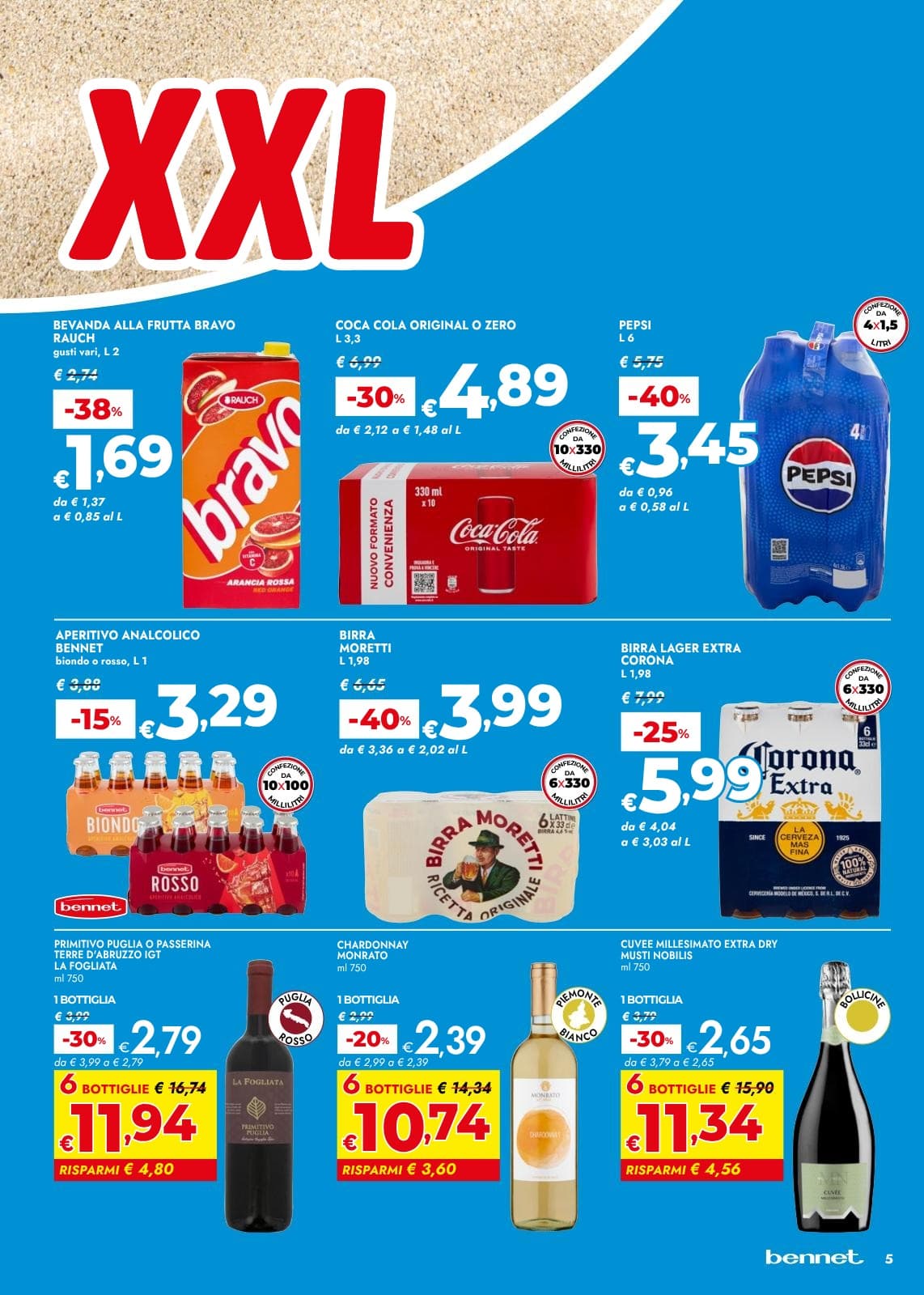 Pagina 5. del volantino Bennet - Formato Risparmio Xxl
