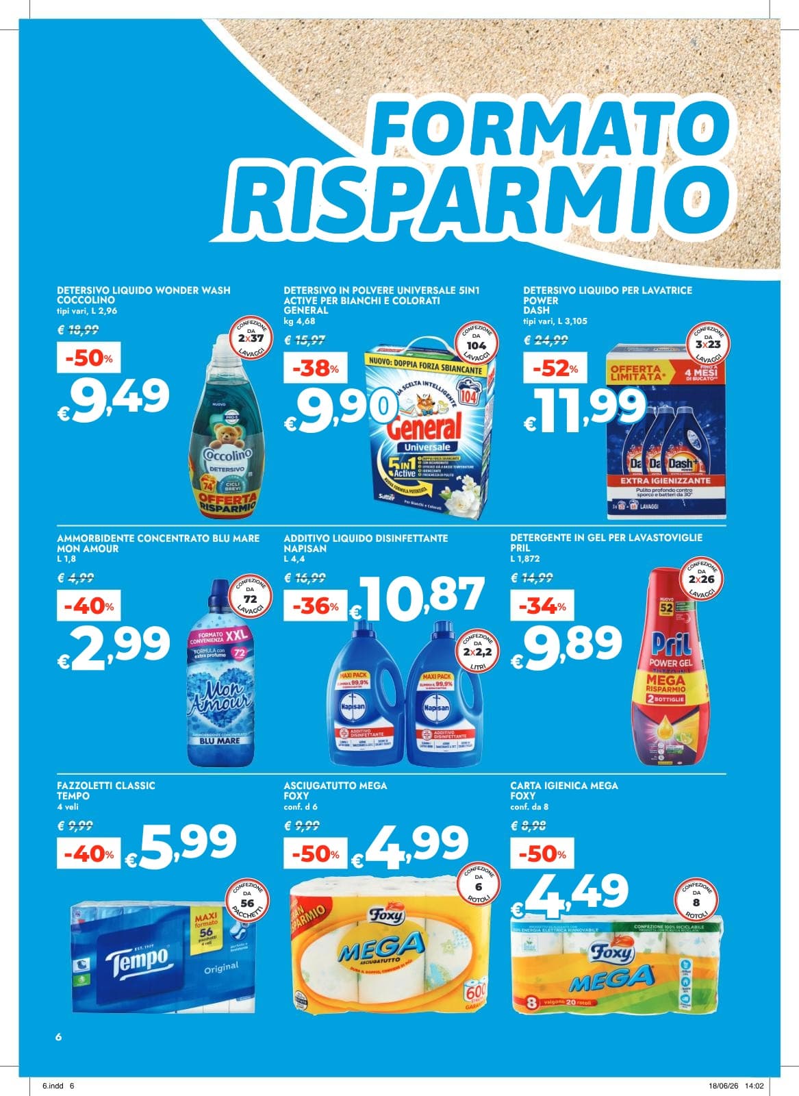 Pagina 6. del volantino Bennet - Formato Risparmio Xxl
