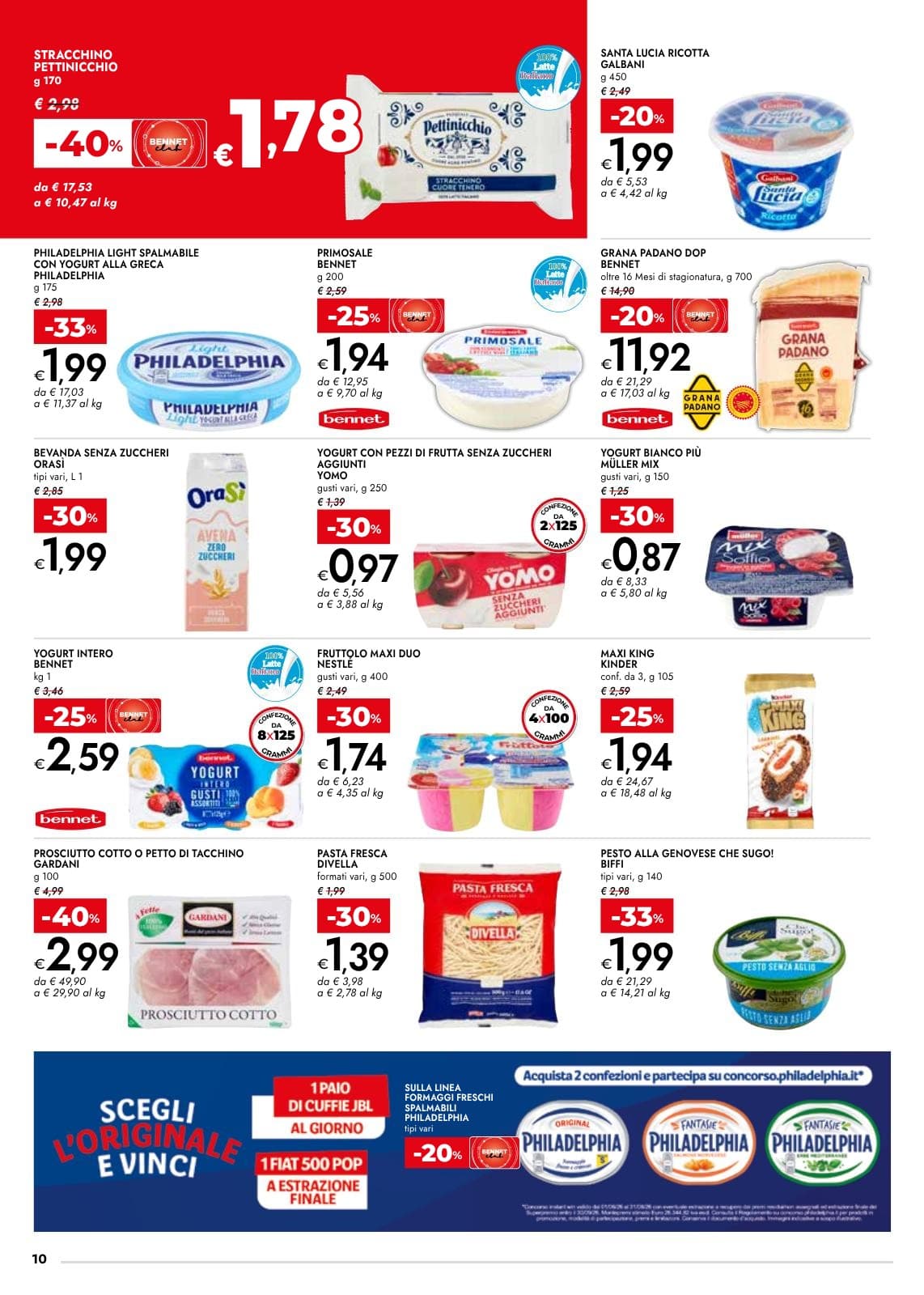 Pagina 10. del volantino Bennet - Formato Risparmio Xxl