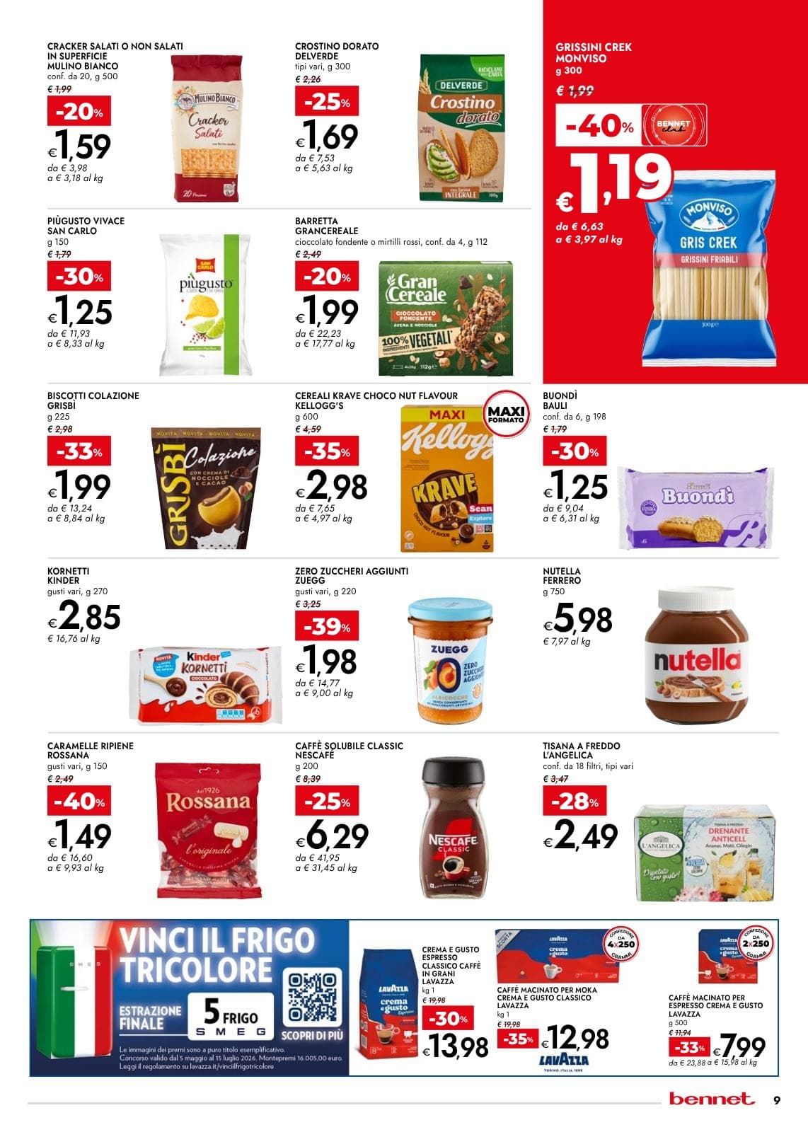 Pagina 9. del volantino Bennet - Formato Risparmio Xxl