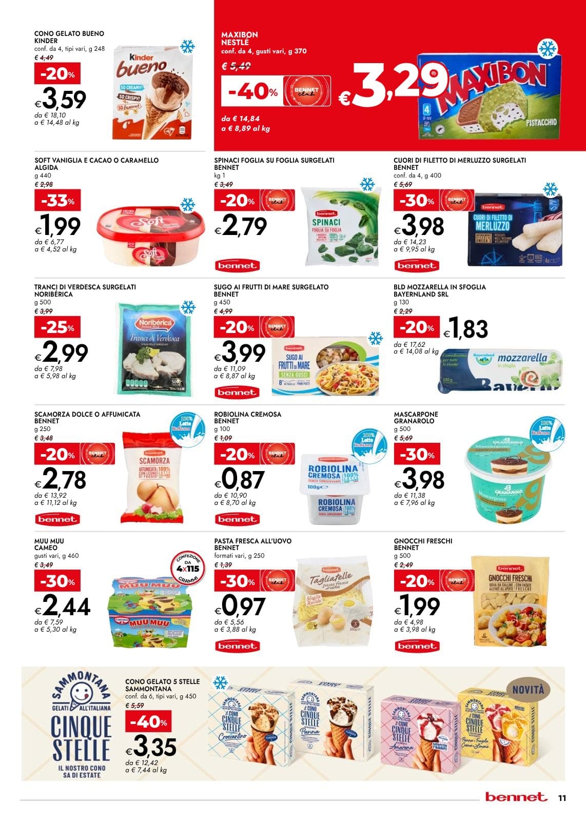 Pagina 11. del volantino Bennet - Formato Risparmio Xxl