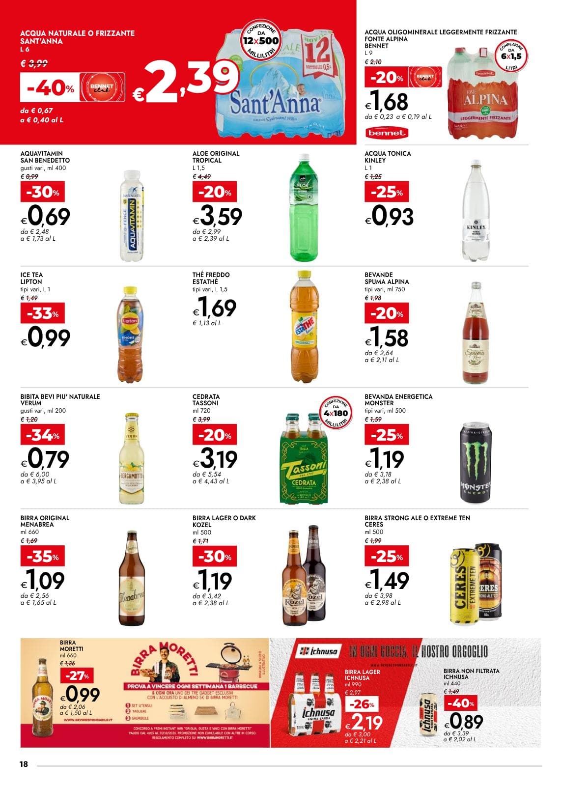 Pagina 18. del volantino Bennet - Formato Risparmio Xxl