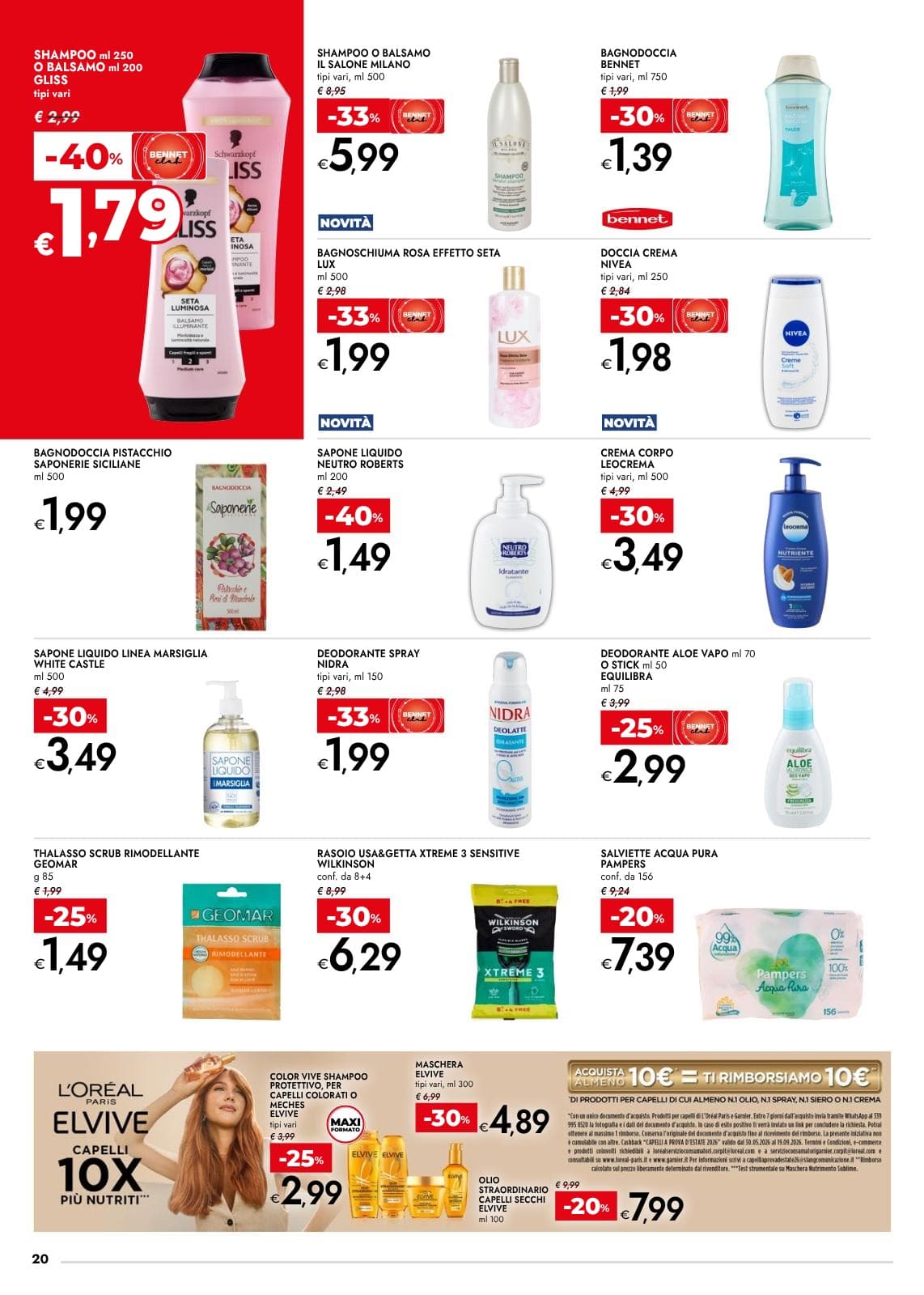 Pagina 20. del volantino Bennet - Formato Risparmio Xxl
