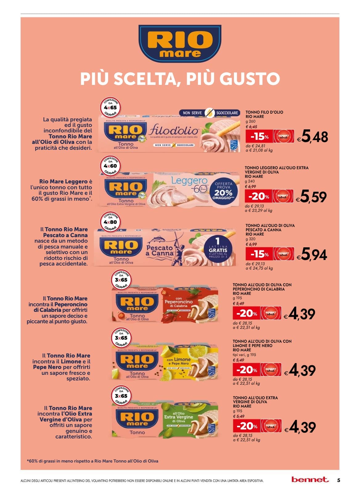 Pagina 5. del volantino Bennet - Offerte Extra dal 14/07/2026