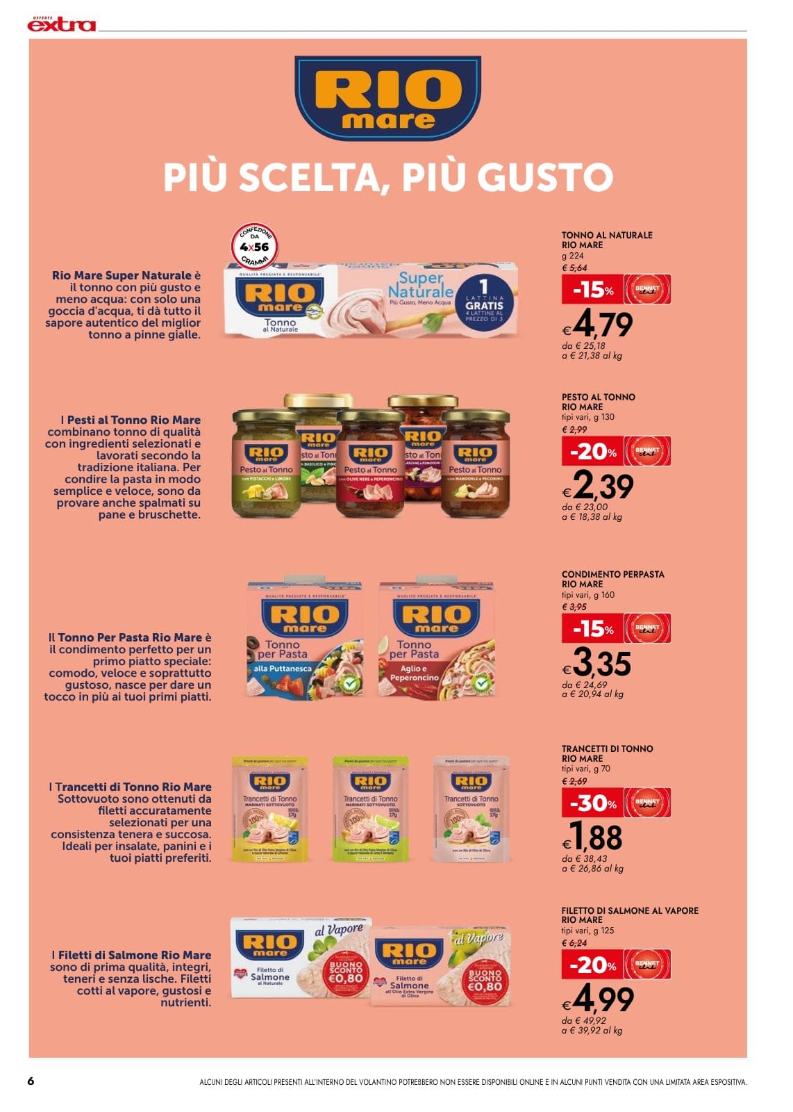 Pagina 6. del volantino Bennet - Offerte Extra dal 14/07/2026